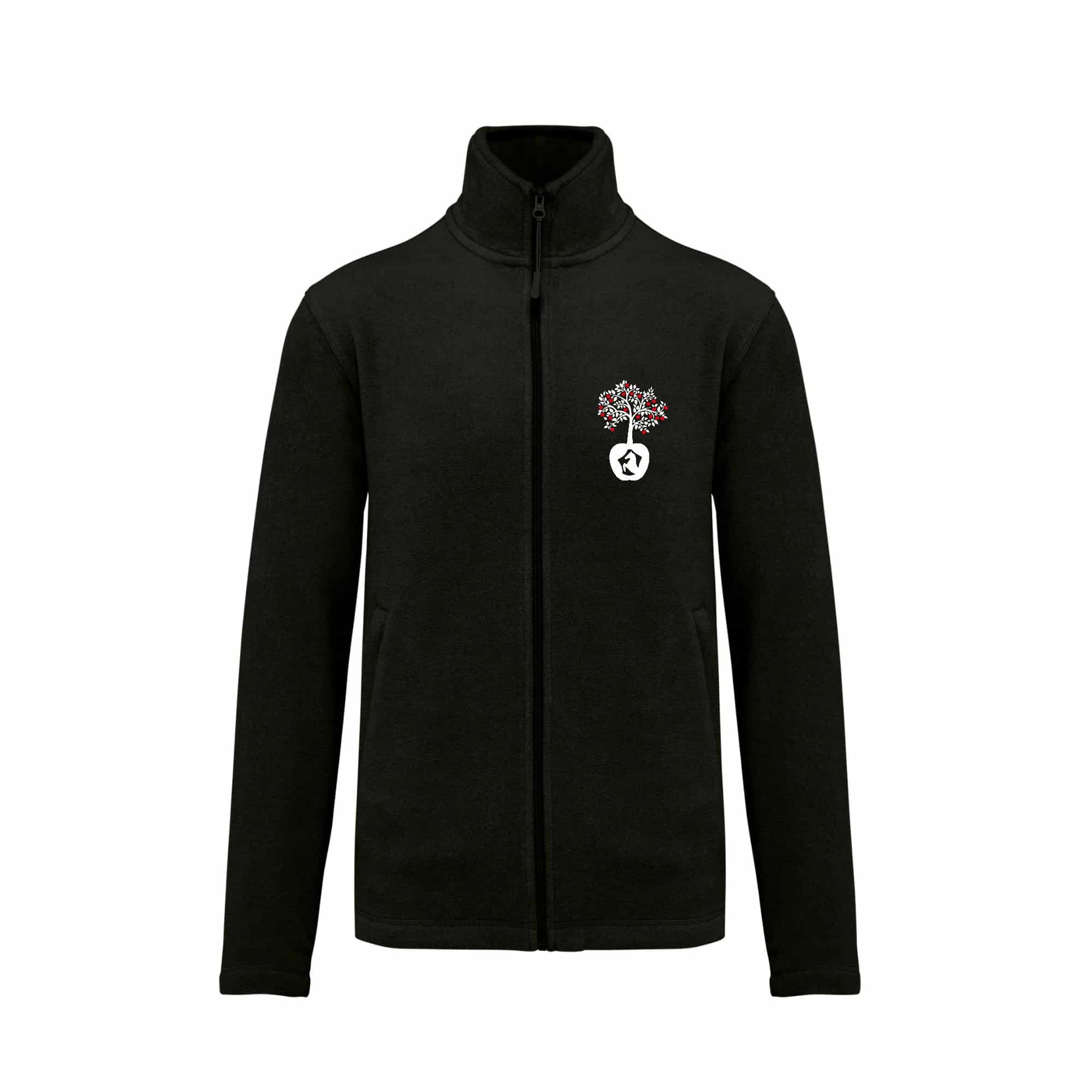 Veste micropolaire zippée (femme) – L'Art Est Cabré - Noir – K907
