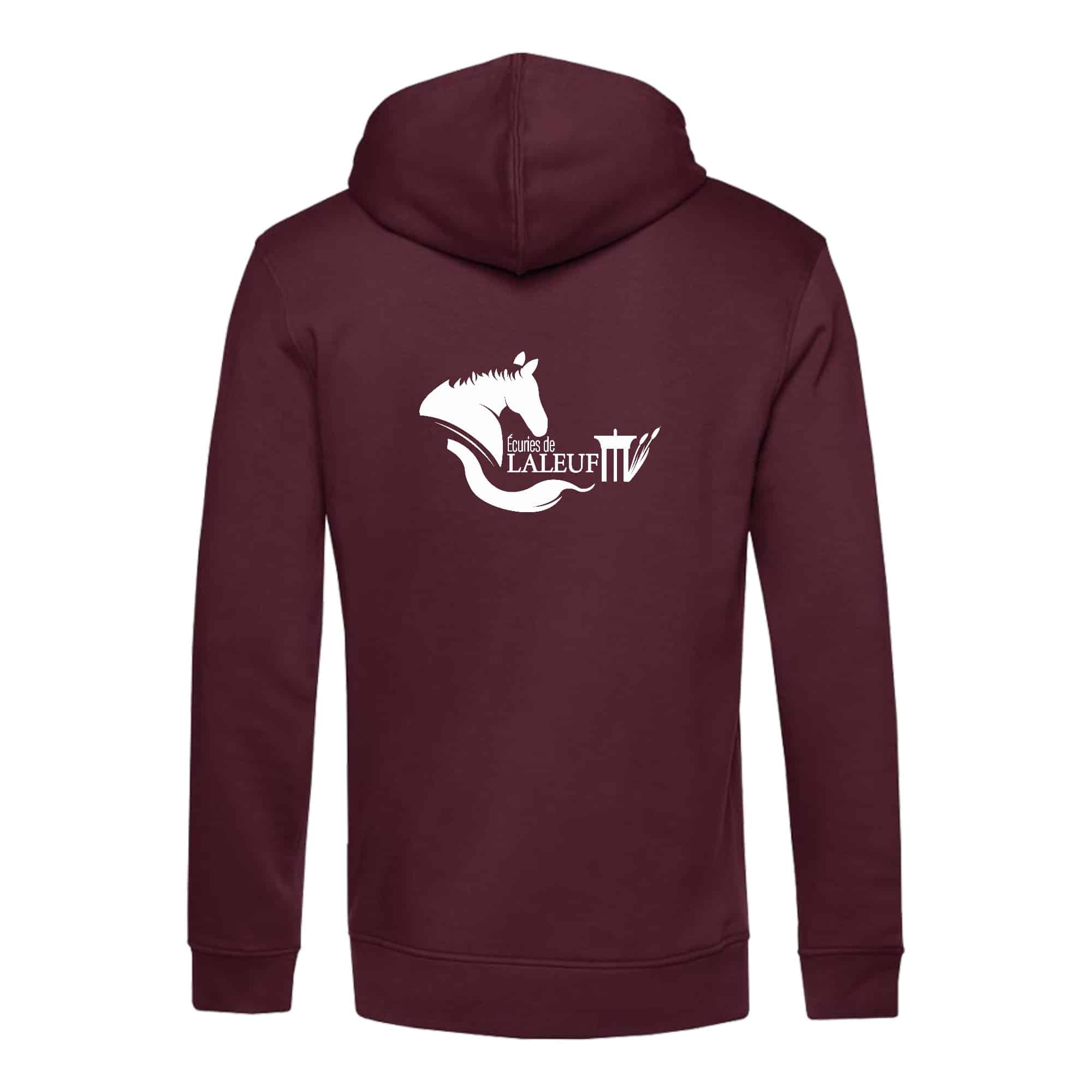 SWEAT A CAPUCHE (enfant) - SARL Ecuries de Laleuf - Noir - K477 – Image 4