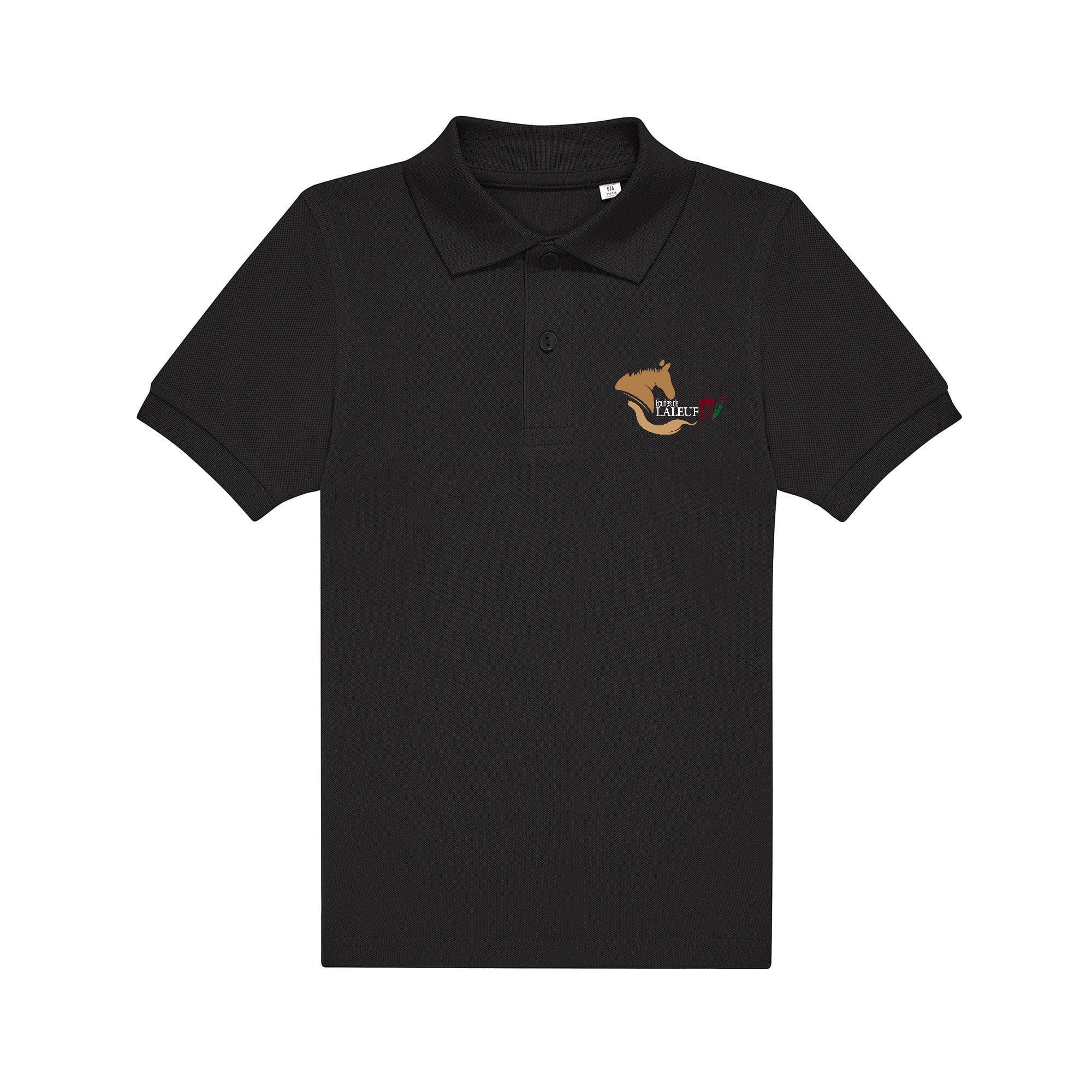 POLO (enfant) - SARL Ecuries de Laleuf - Noir - BCK424 – Image 5