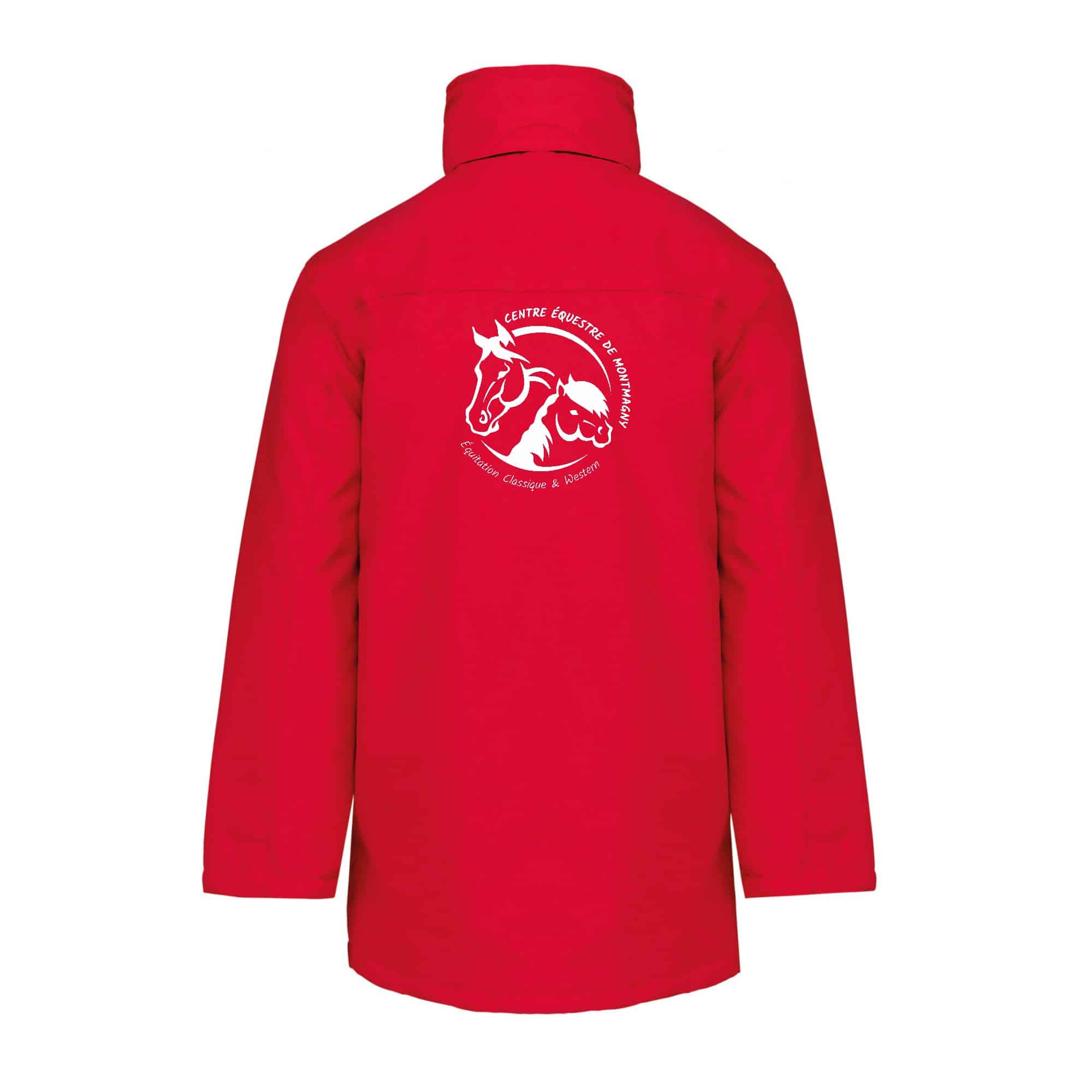 PARKA (enfant) - Centre Equestre de Montmagny - Rouge - K696 – Image 3
