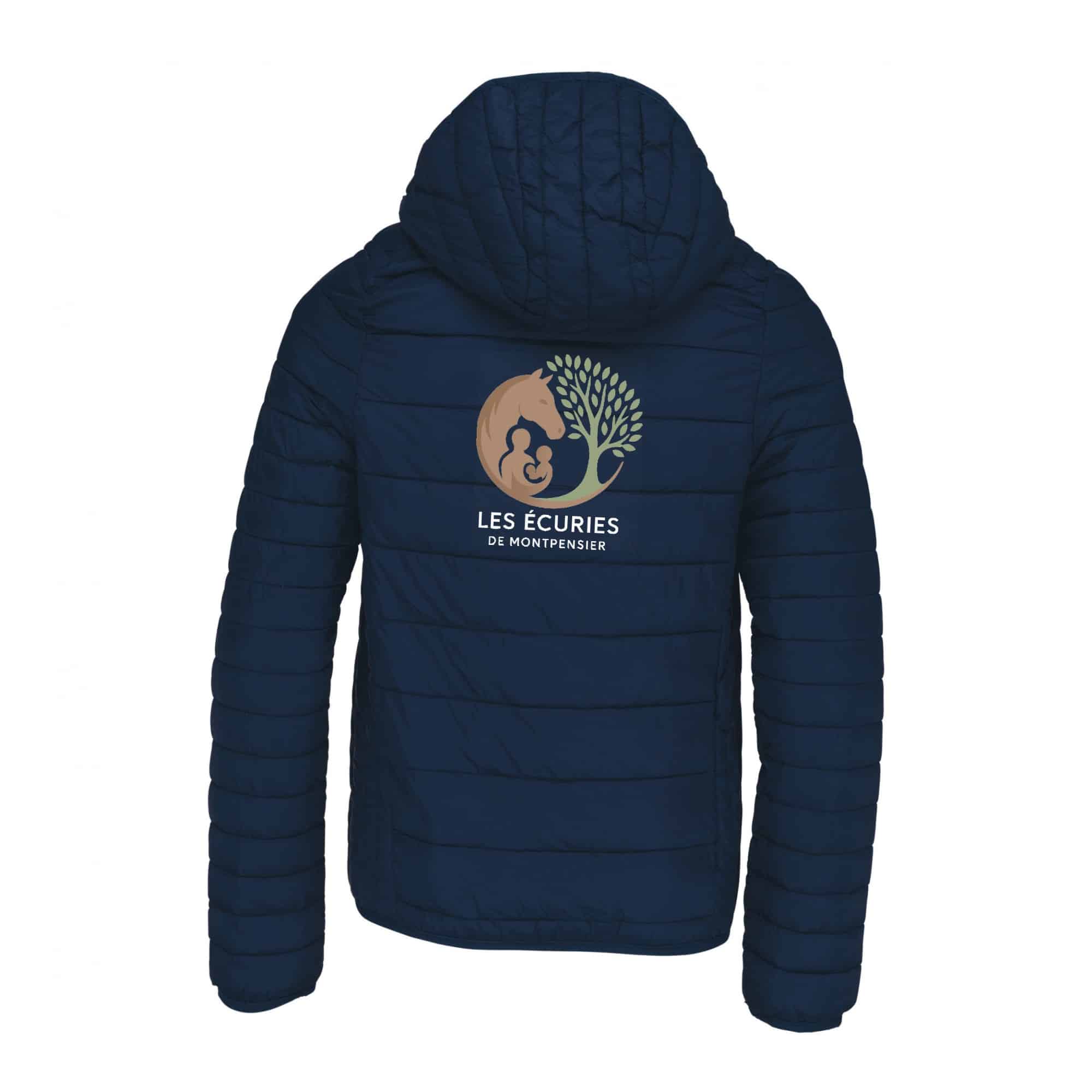 DOUDOUNE AVEC MANCHES ET CAPUCHE (enfant) - Les Écuries de Montpensier - K6112 – Image 4