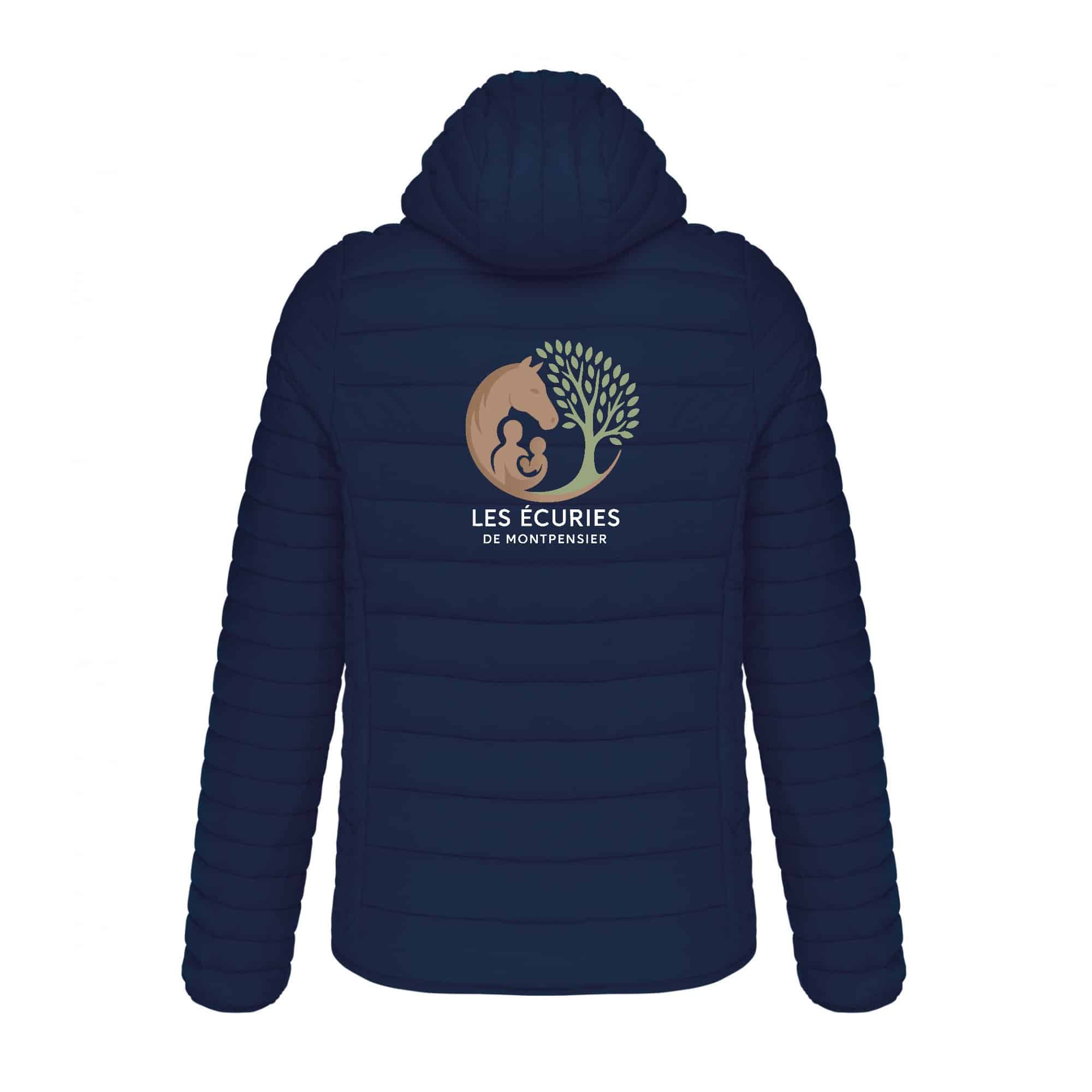 DOUDOUNE AVEC MANCHES ET CAPUCHE (homme) - Les Écuries de Montpensier - K6110 – Image 3