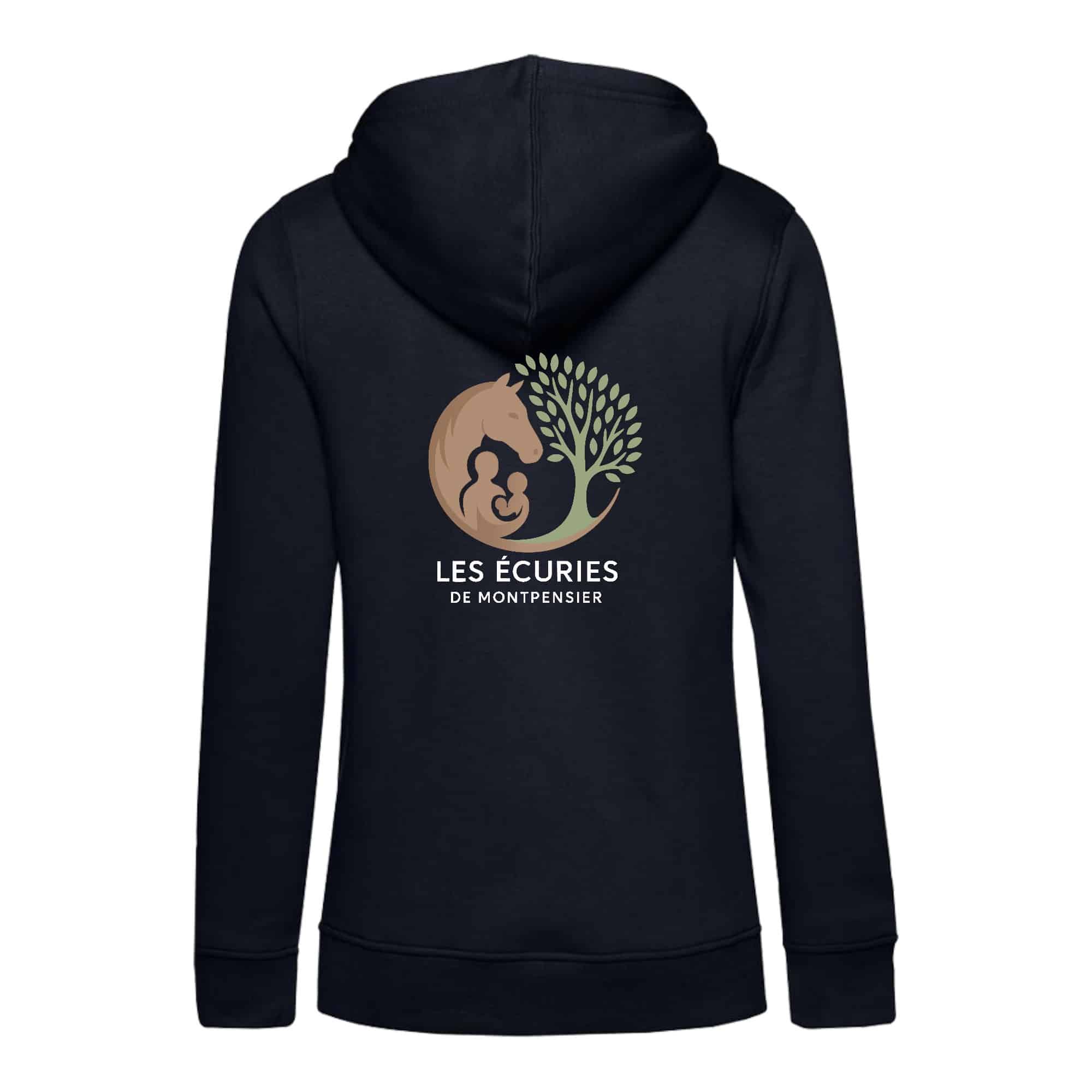 SWEAT A CAPUCHE (femme) – Les Écuries de Montpensier - BCW34B – Image 4