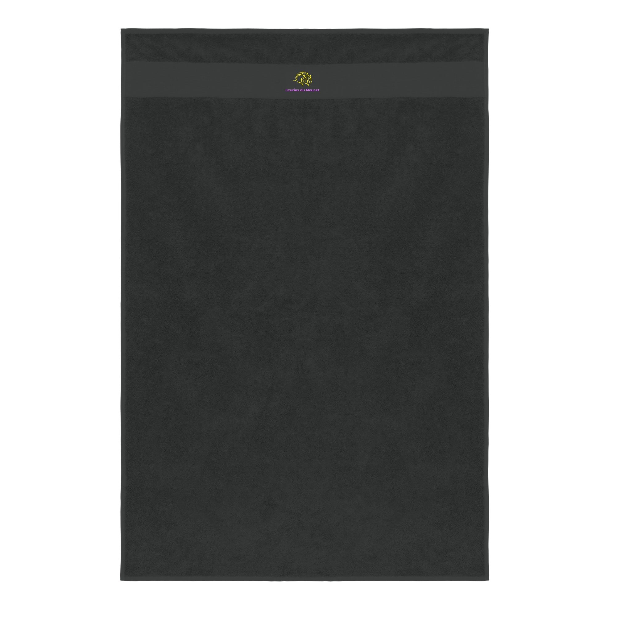 Serviette de plage - Scea écuries du mouret - Noir - K118