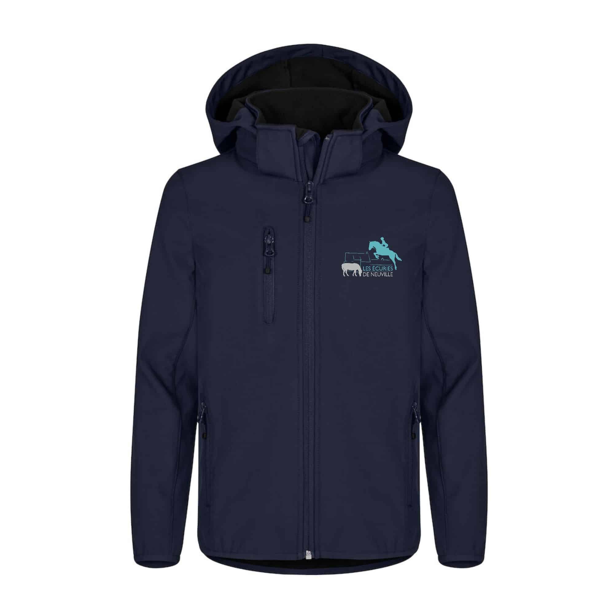 SOFTSHELL ''Classic'' (enfant) - Les Ecuries de Neuville - Navy - 0200909