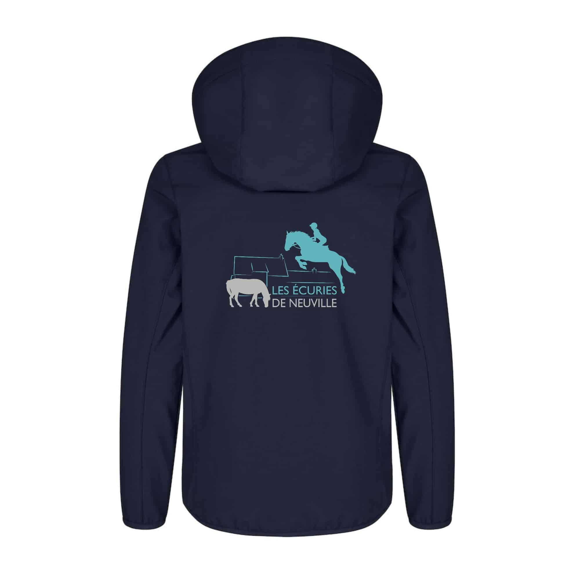SOFTSHELL ''Classic'' (enfant) - Les Ecuries de Neuville - Navy - 0200909 – Image 3