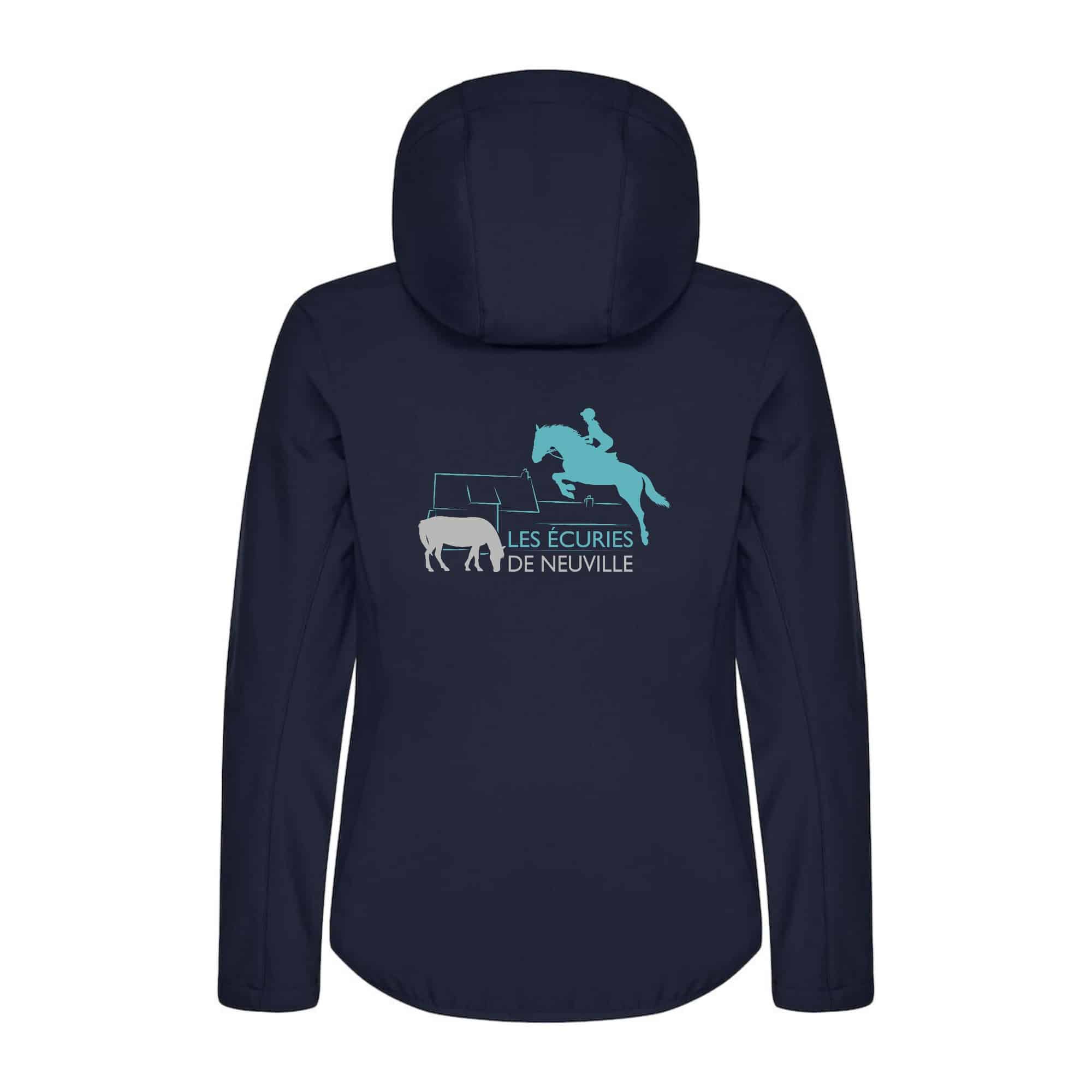 SOFTSHELL "Classic" (femme) - Les Ecuries de Neuville - Navy - 0200917 – Image 3