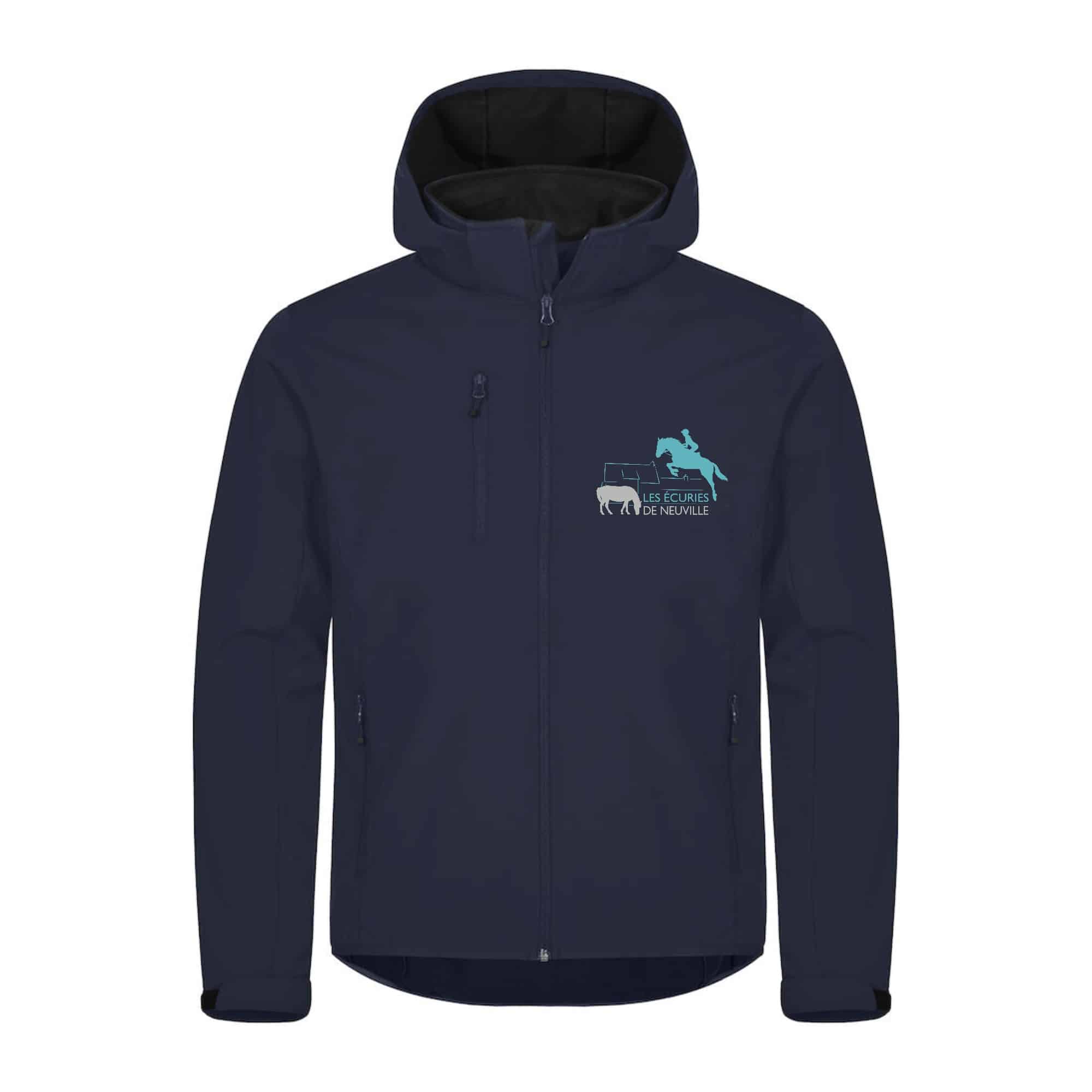 SOFTSHELL "Classic" (homme) - Les Ecuries de Neuville - Navy - 0200912