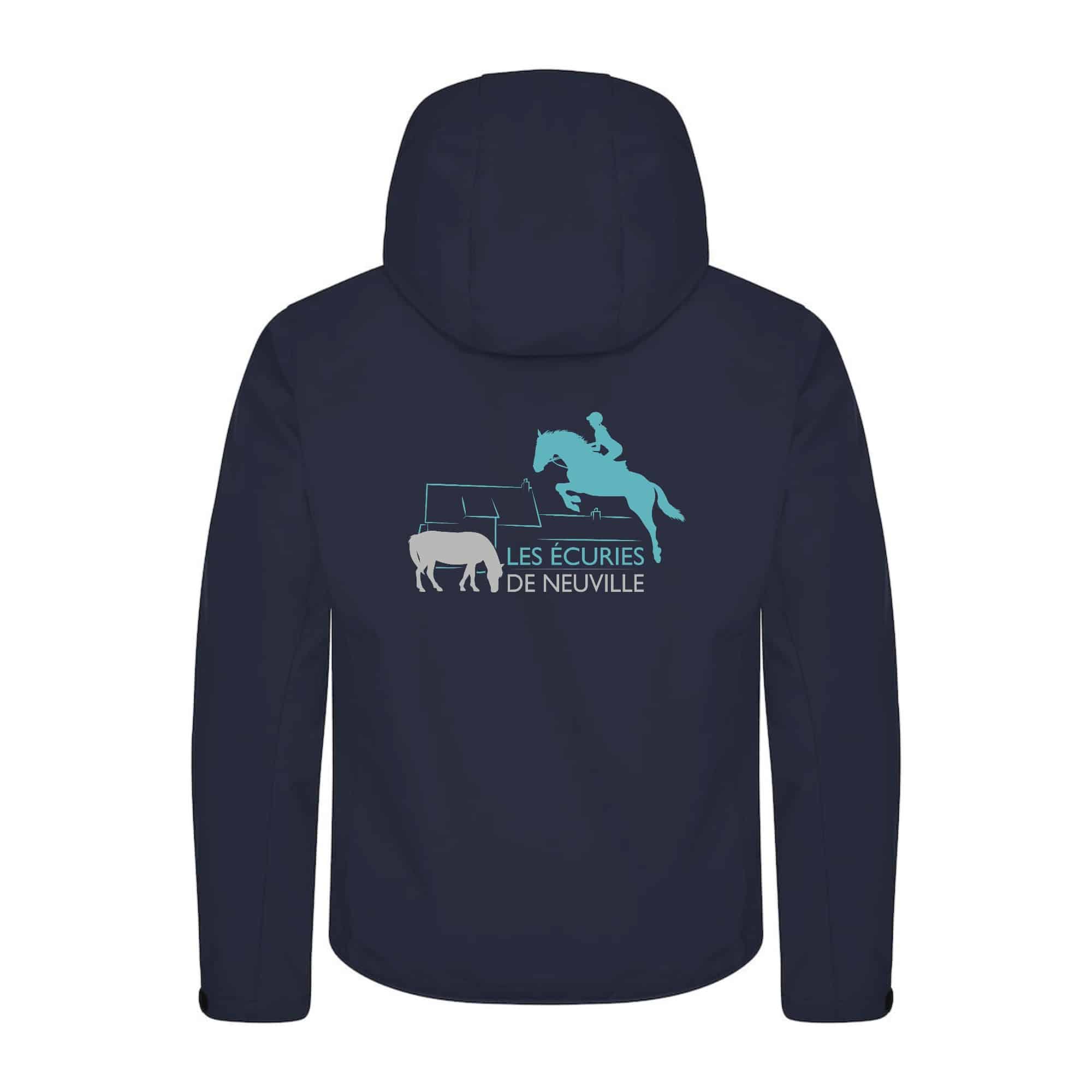 SOFTSHELL "Classic" (homme) - Les Ecuries de Neuville - Navy - 0200912 – Image 3