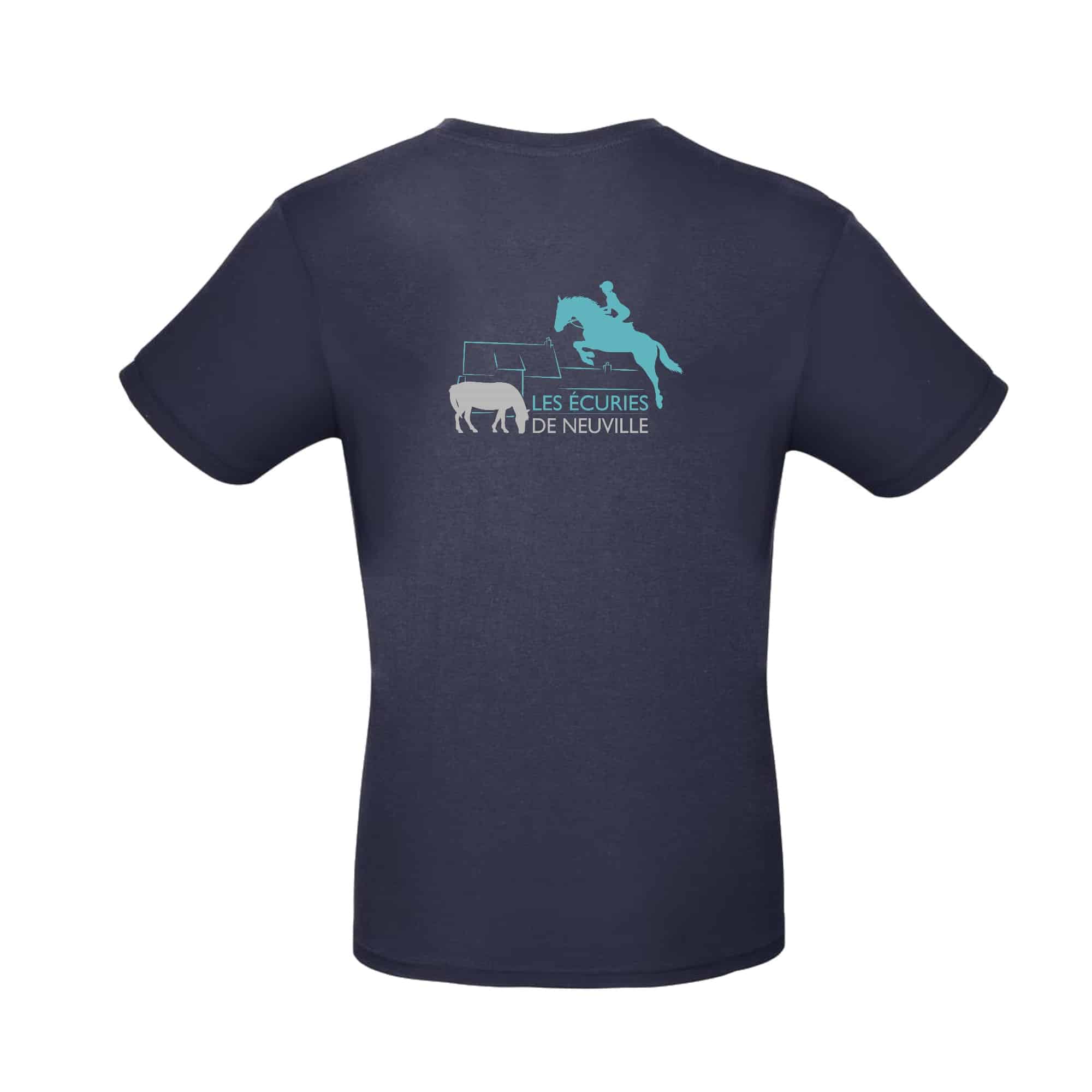 T-SHIRT (enfant) - Les Ecuries de Neuville - Navy - BC03TK – Image 3