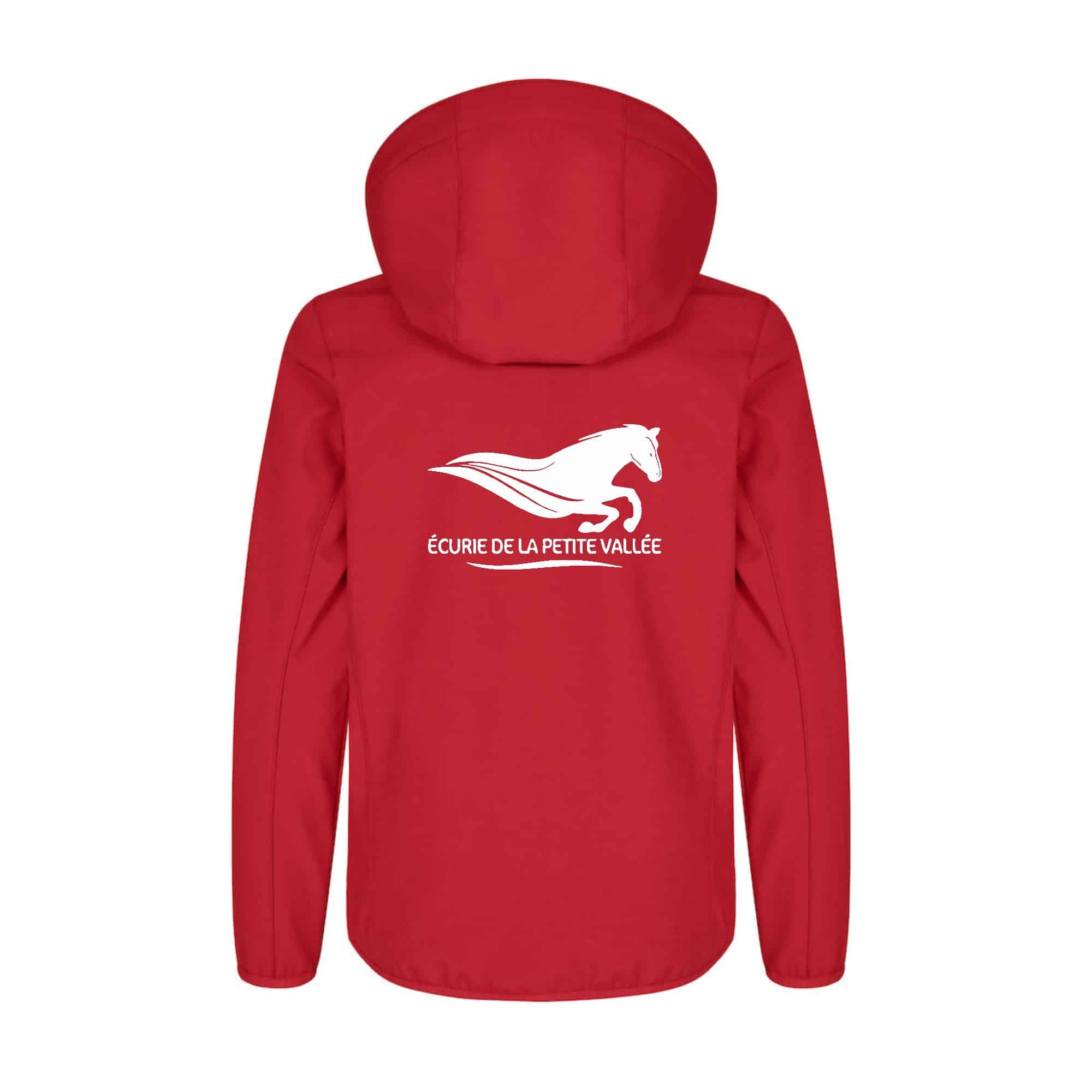 SOFTSHELL "Classic" (enfant) - Écurie de la Petite Vallée - Rouge - 0200909 – Image 3