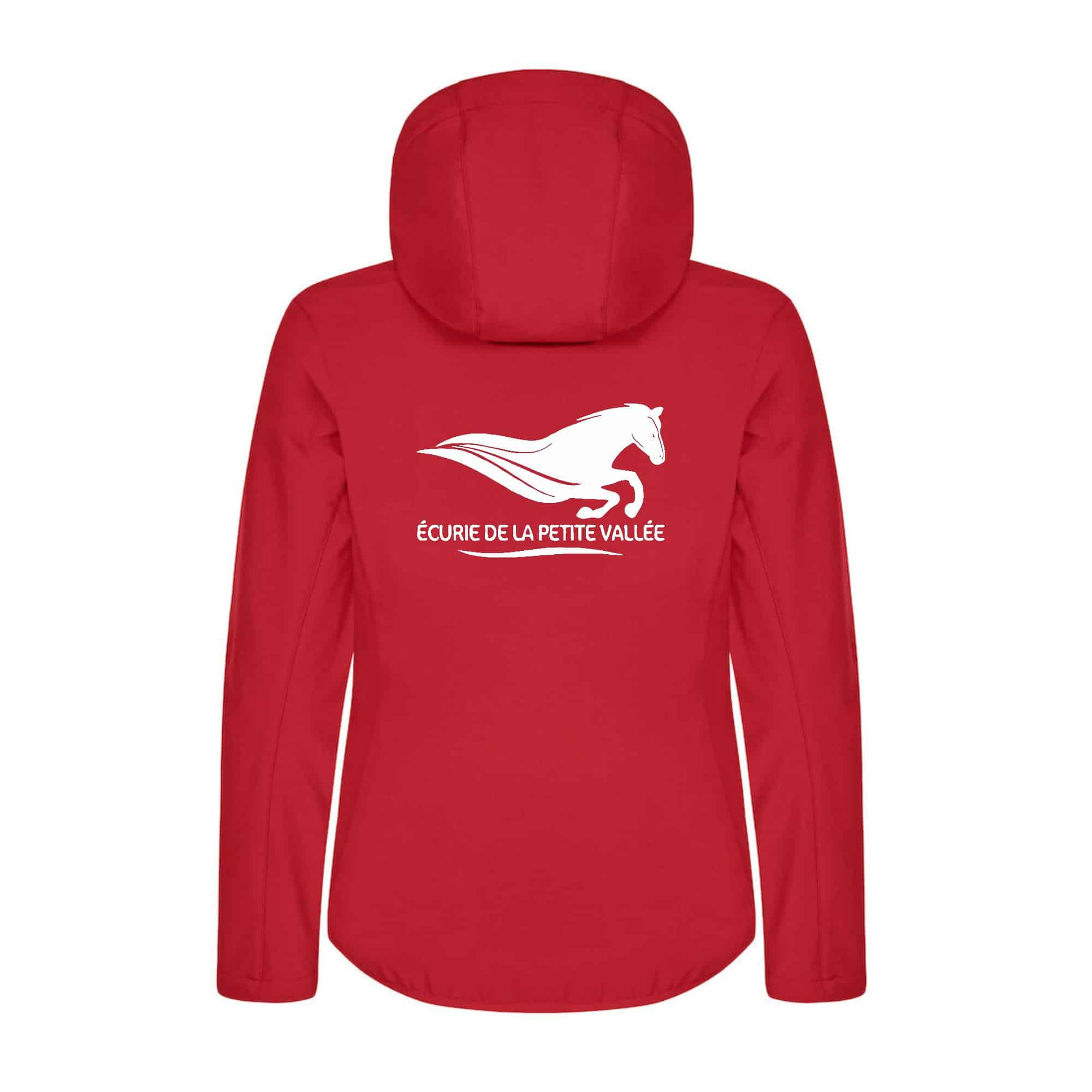 SOFTSHELL "Classic" (femme) - Écurie de la Petite Vallée - Rouge - 0200917 – Image 3