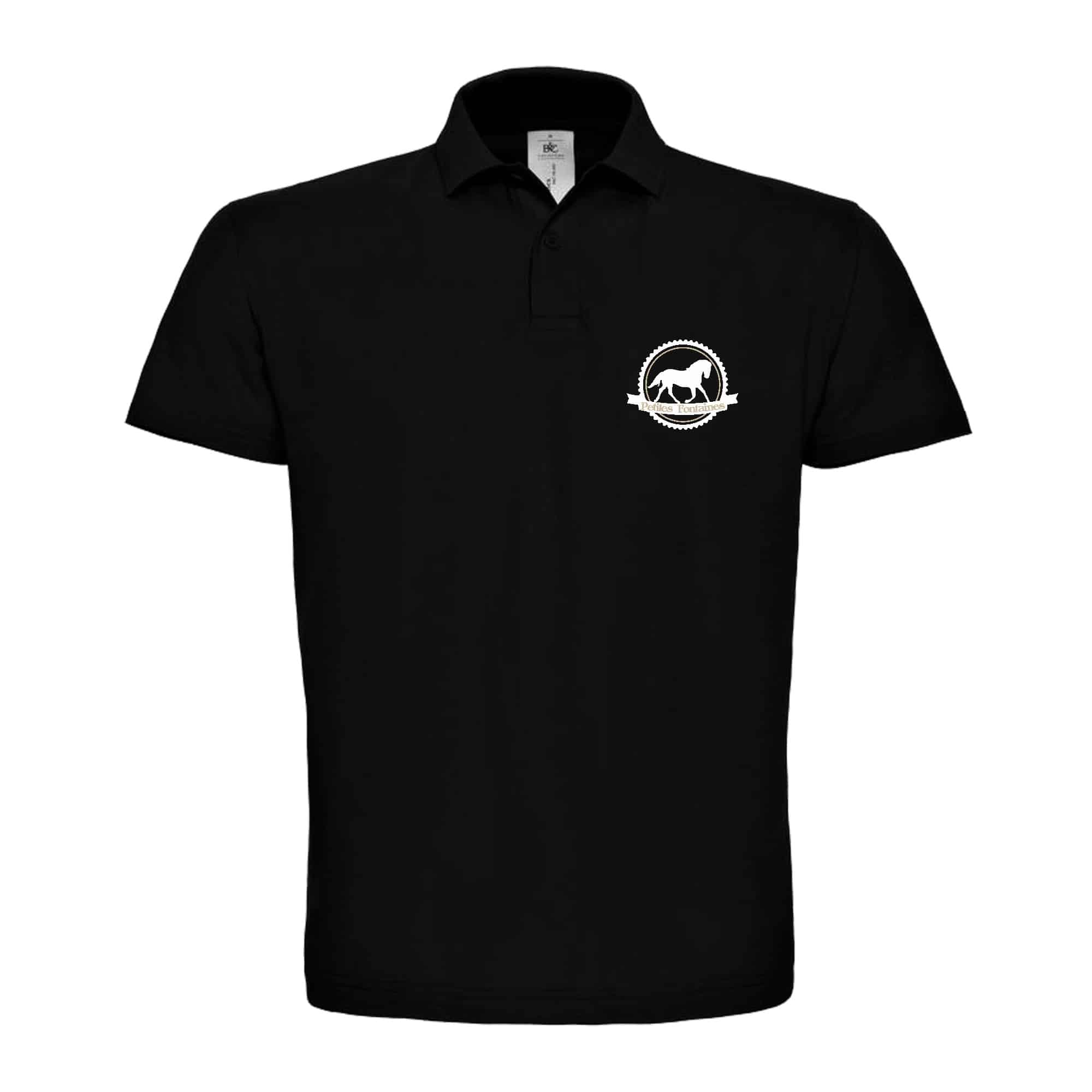 POLO (enfant) - Écurie des petites fontaines - Noir - BCK424