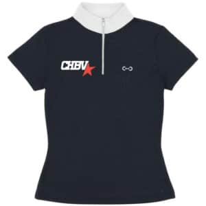 Polo de concours Riding World Roxane (Femme) - CHBV – Navy - 962127