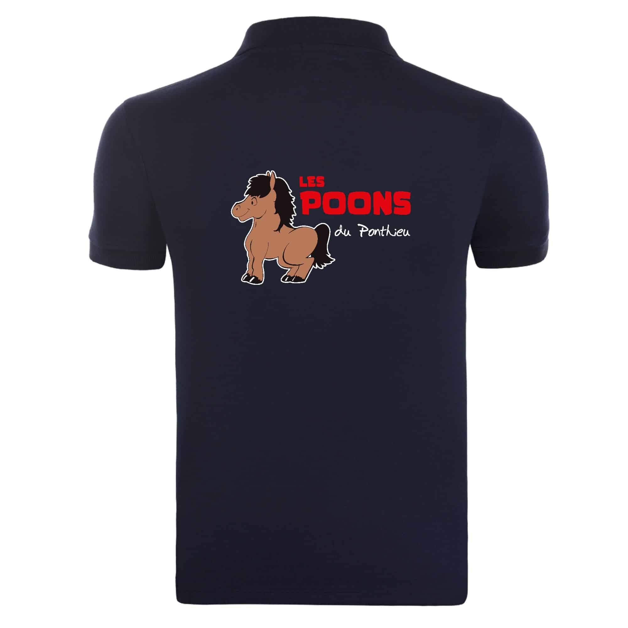 POLO (enfant) - les poons du ponthieu - Navy - BCK424 – Image 3