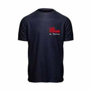 T-Shirt respirant (homme) - les poons du ponthieu - Navy - PK140