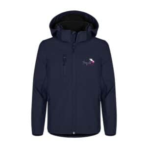 SOFTSHELL "Classic" (enfant) - Poney club la Rebatière - Navy - 0200909