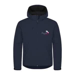 SOFTSHELL "Classic" (homme) - Poney club la Rebatière - Navy - 0200912