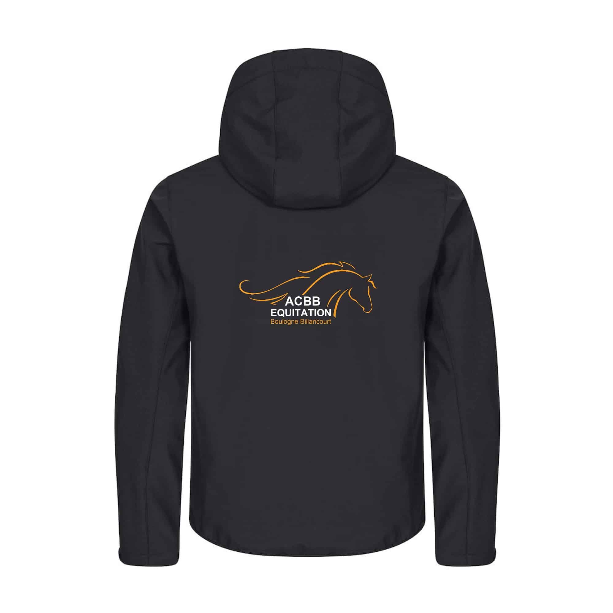 SOFTSHELL "Classic" (homme) - ACBB Equitation - Noir - 0200912 – Image 3