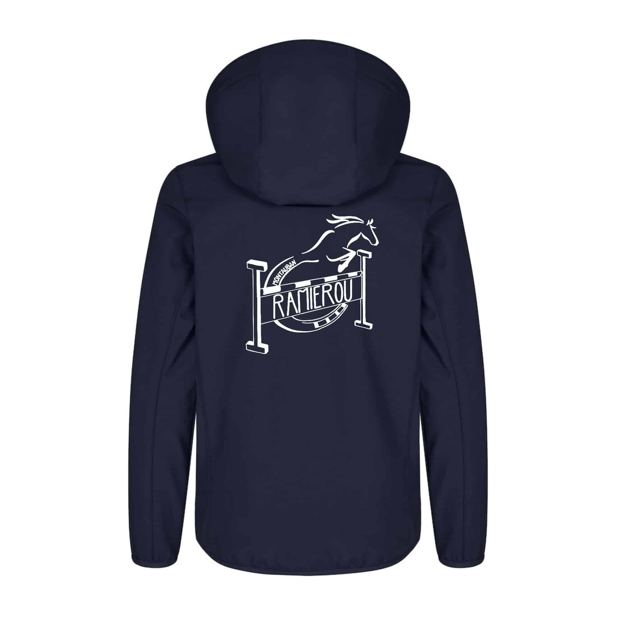 SOFTSHELL "Classic" (enfant) - Club Hippique du Ramierou - Navy - 0200909 – Image 3
