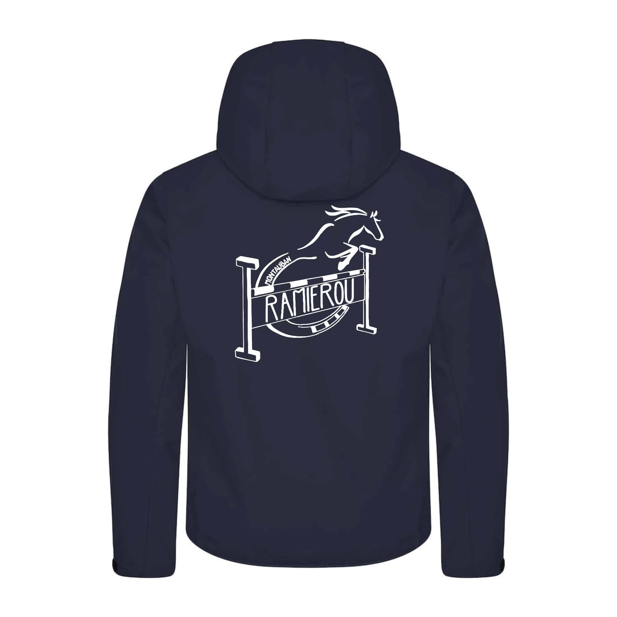 SOFTSHELL "Classic" (homme) - Club Hippique du Ramierou - Navy - 0200912 – Image 3