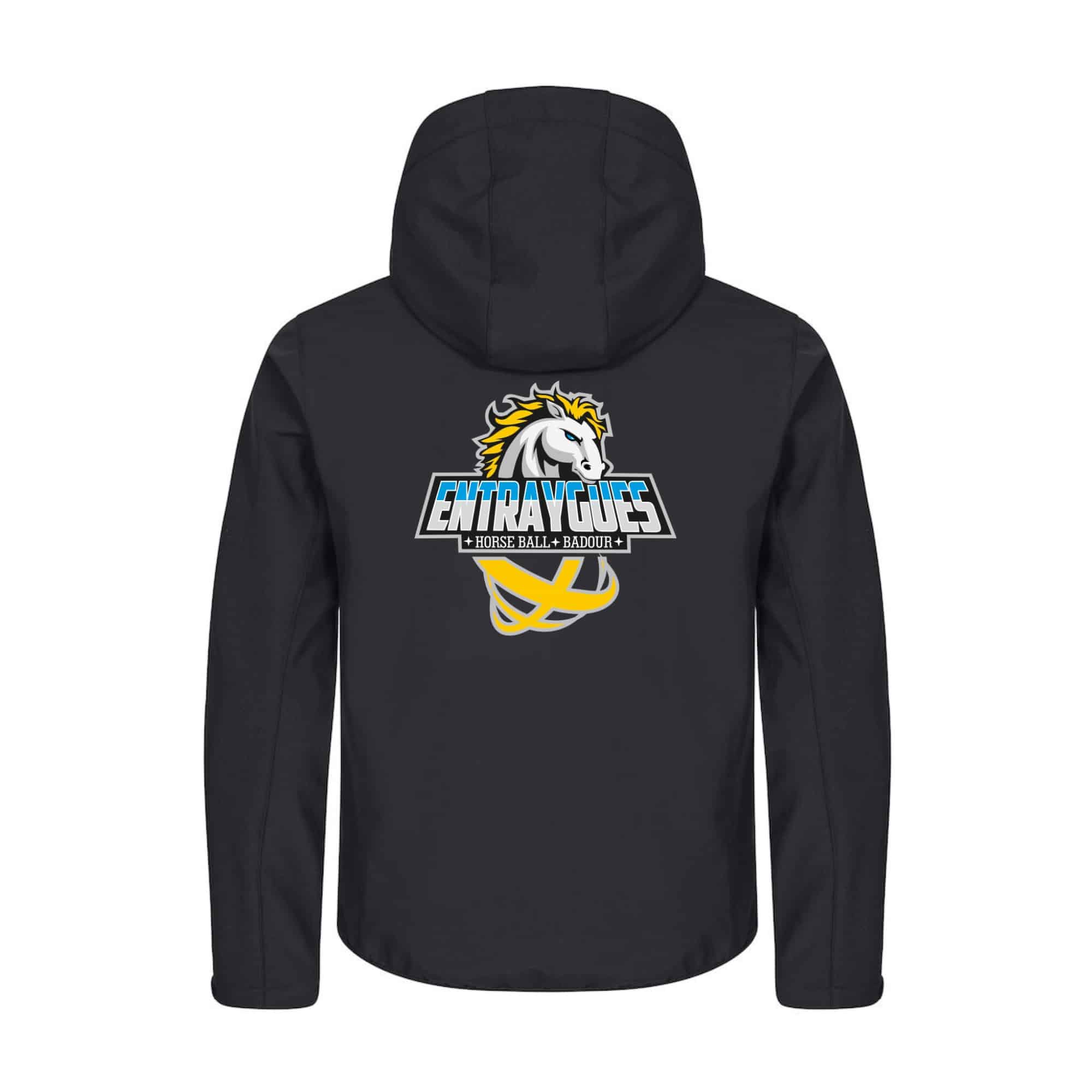 SOFTSHELL "Classic" (homme) - Ferme equestre du badour - Noir - 0200912 – Image 3