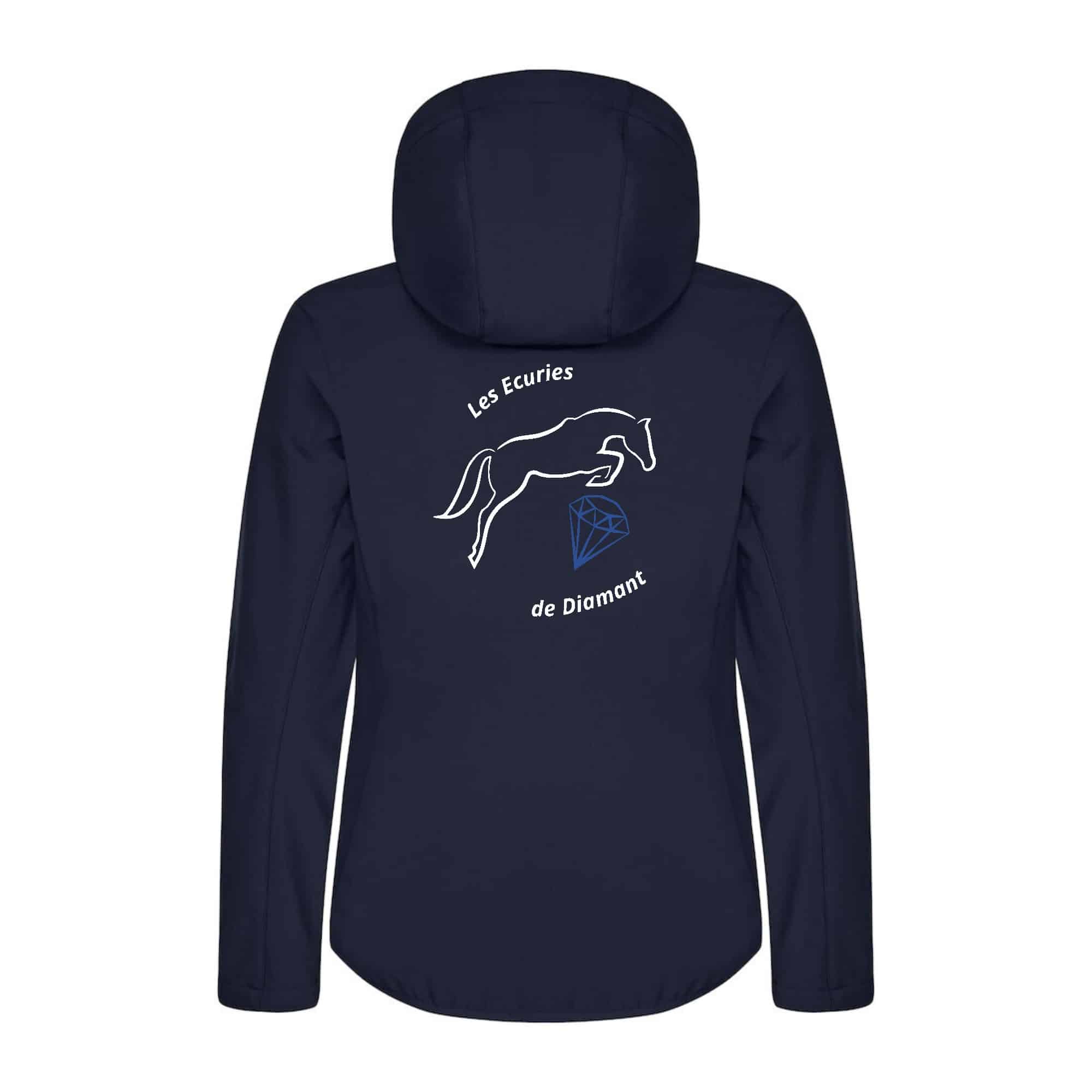 SOFTSHELL "Classic" (femme) - Les écuries de diamant - Navy - 0200917 – Image 3