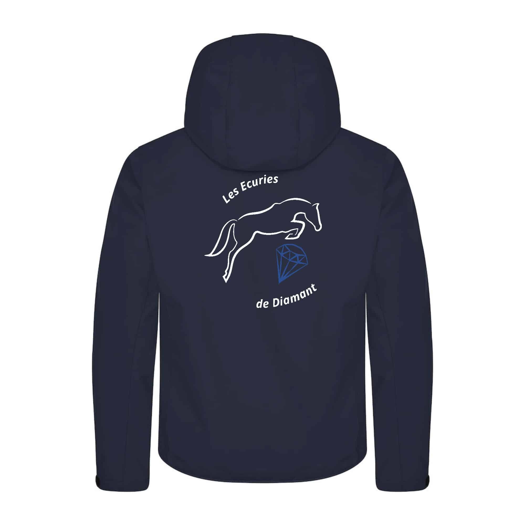 SOFTSHELL "Classic" (homme) - Les écuries de diamant - Navy - 0200912 – Image 3