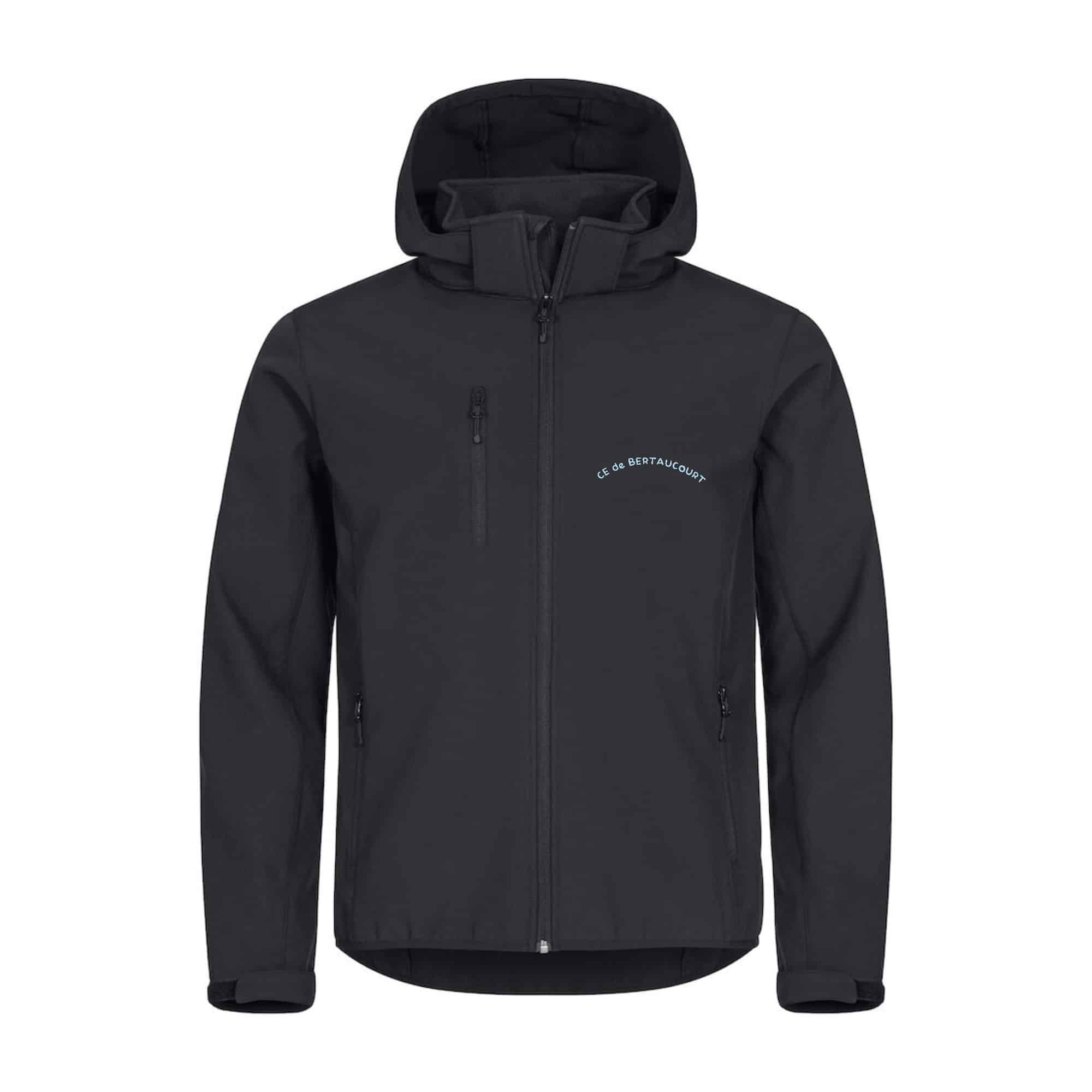 SOFTSHELL "Classic" (homme) – Centre Equestre de Bertaucourt – Noir – 0200912