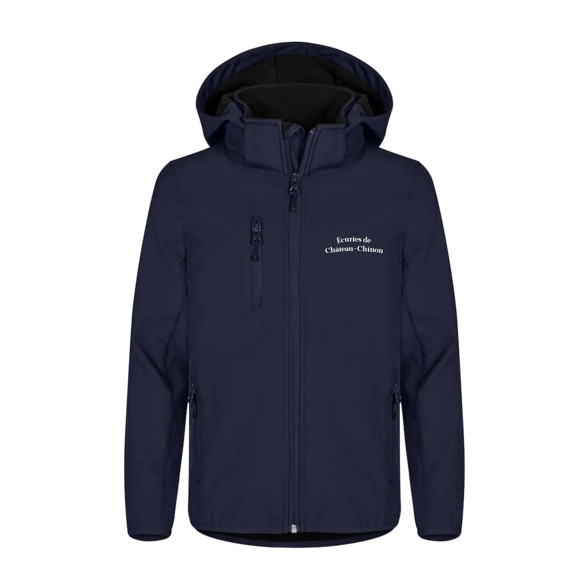 SOFTSHELL "Classic" (enfant) - Les écuries de chateau Chinon - Navy - 0200909