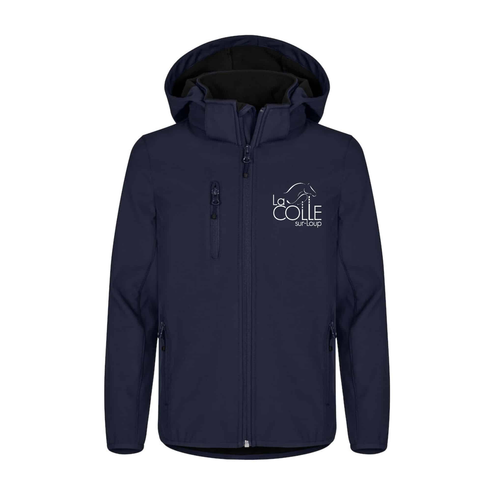 SOFTSHELL "Classic" (enfant) - École d'équitation de la colle sur Loup - Navy - 0200909