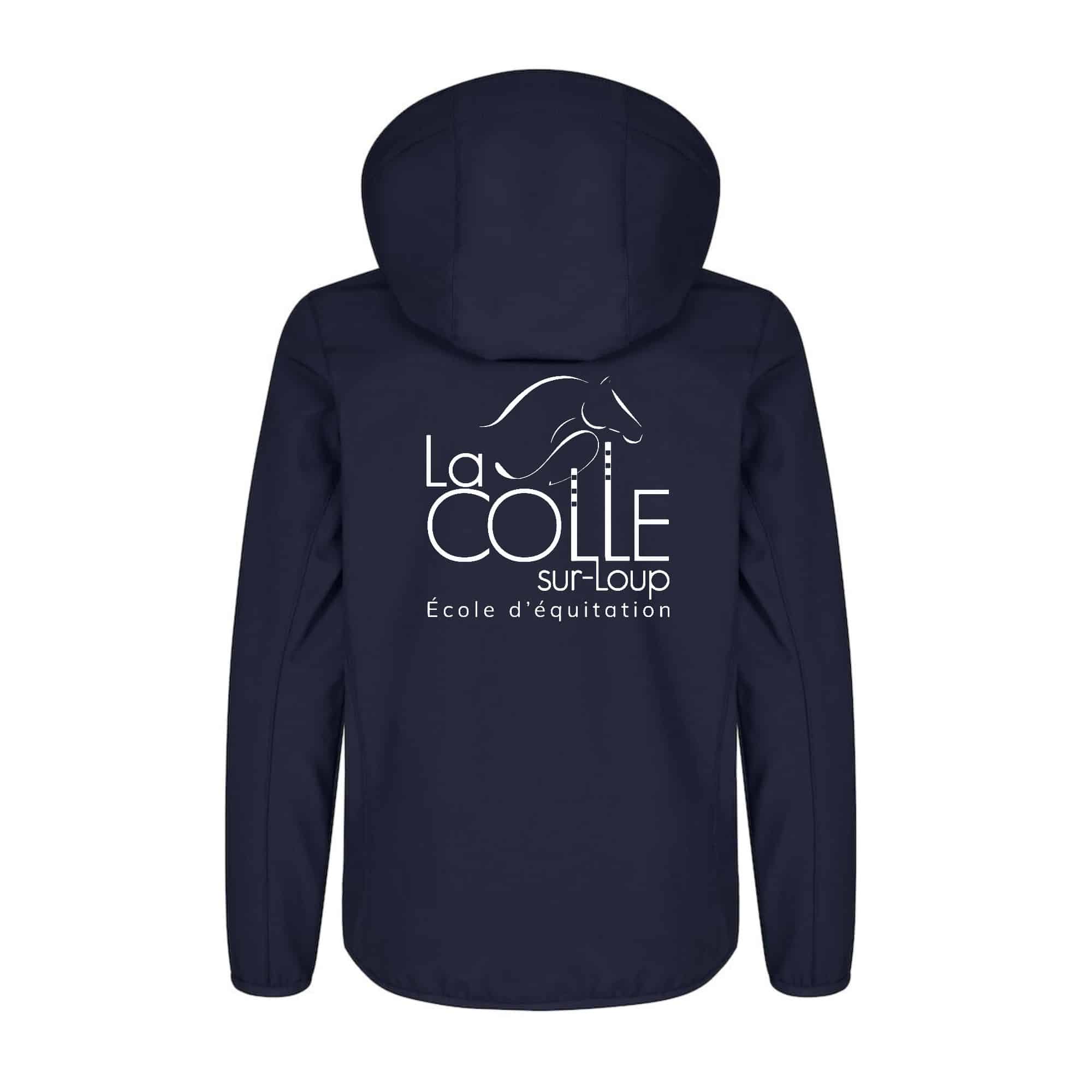 SOFTSHELL "Classic" (enfant) - École d'équitation de la colle sur Loup - Navy - 0200909 – Image 3