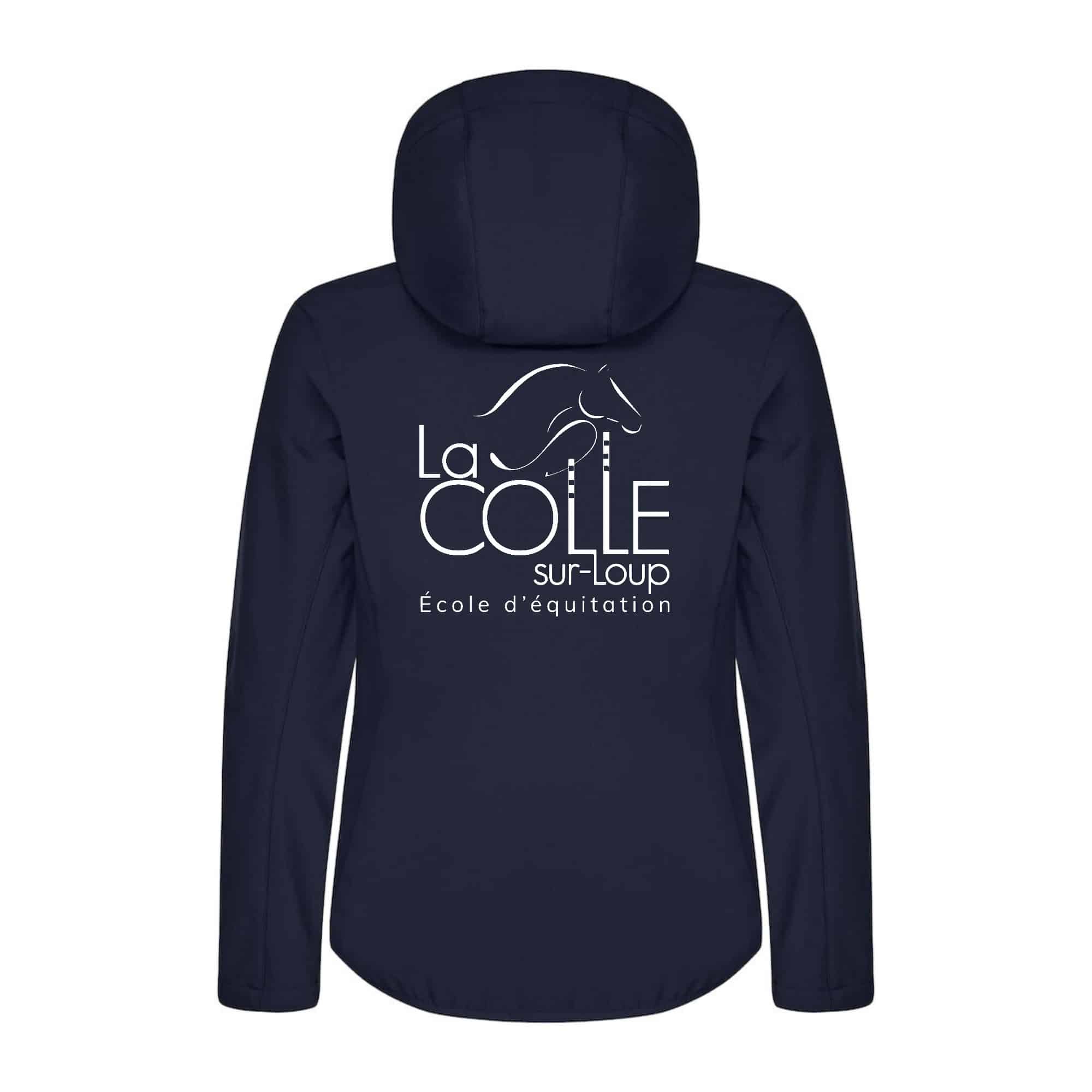 SOFTSHELL "Classic" (femme) - École d'équitation de la colle sur Loup - Navy - 0200917 – Image 3