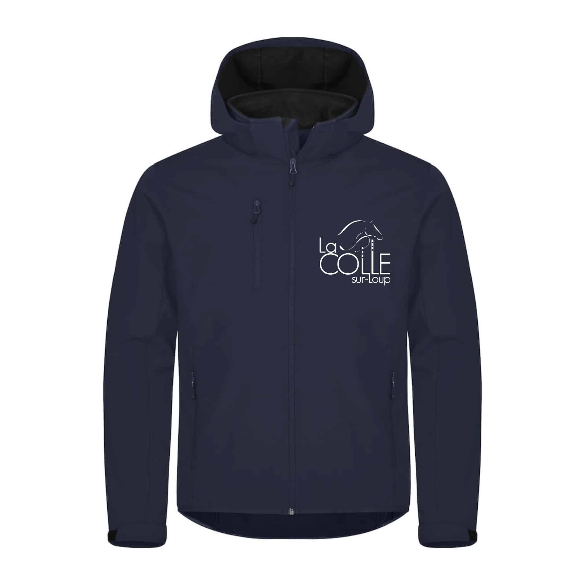 SOFTSHELL "Classic" (homme) - École d'équitation de la colle sur Loup - Navy - 0200912
