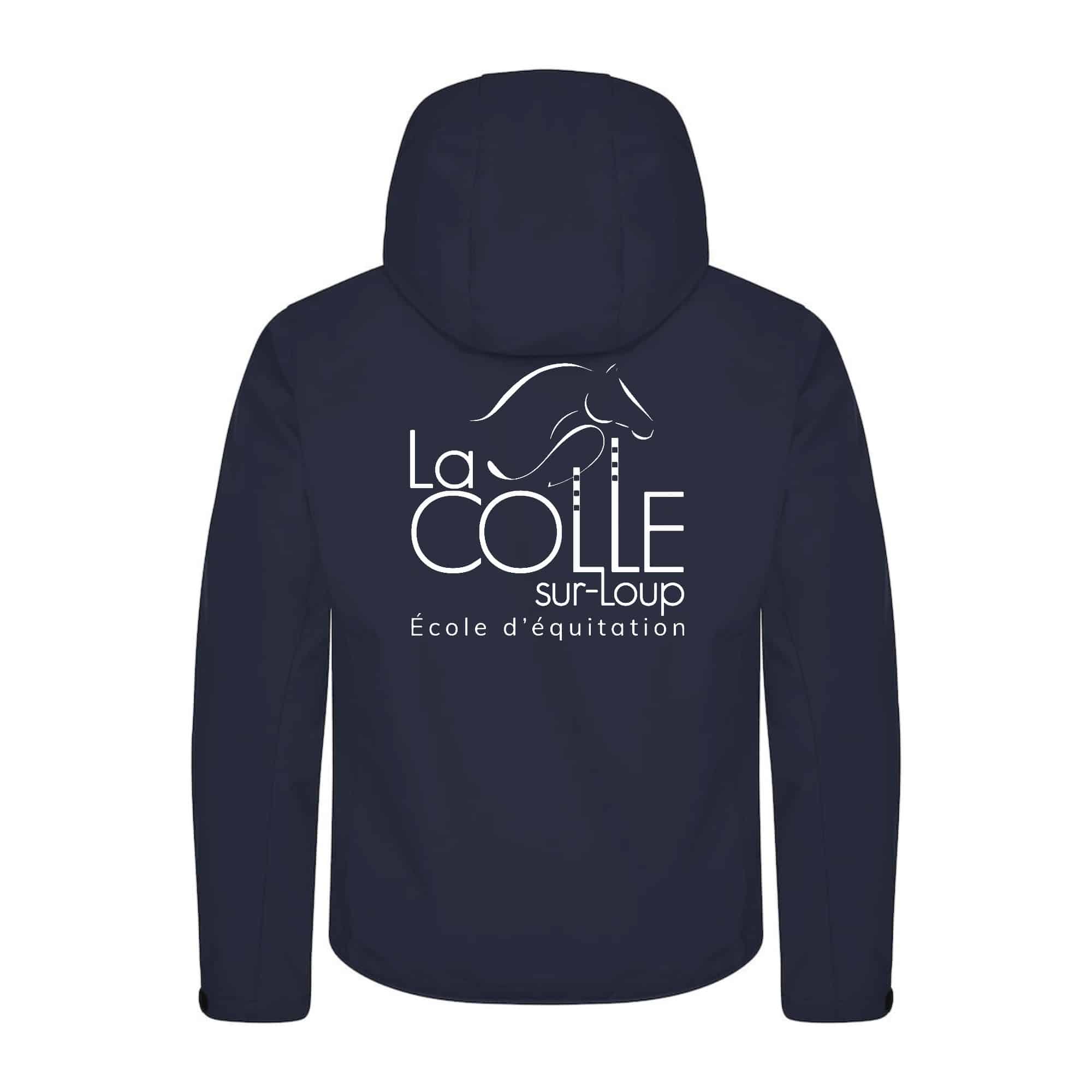 SOFTSHELL "Classic" (homme) - École d'équitation de la colle sur Loup - Navy - 0200912 – Image 3