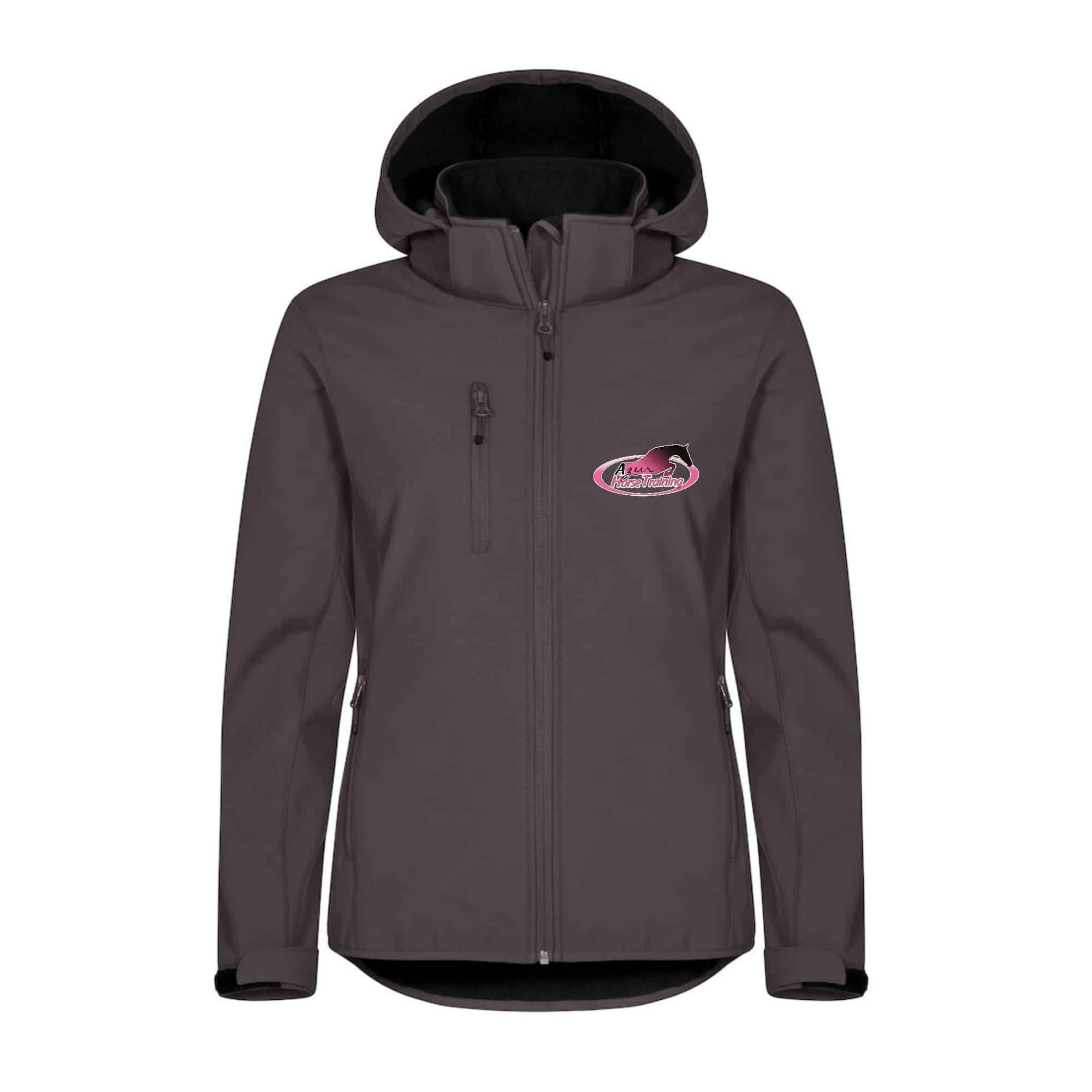 SOFTSHELL "Classic" (femme) – Azur Horse - Gris Anthracite - 0200917