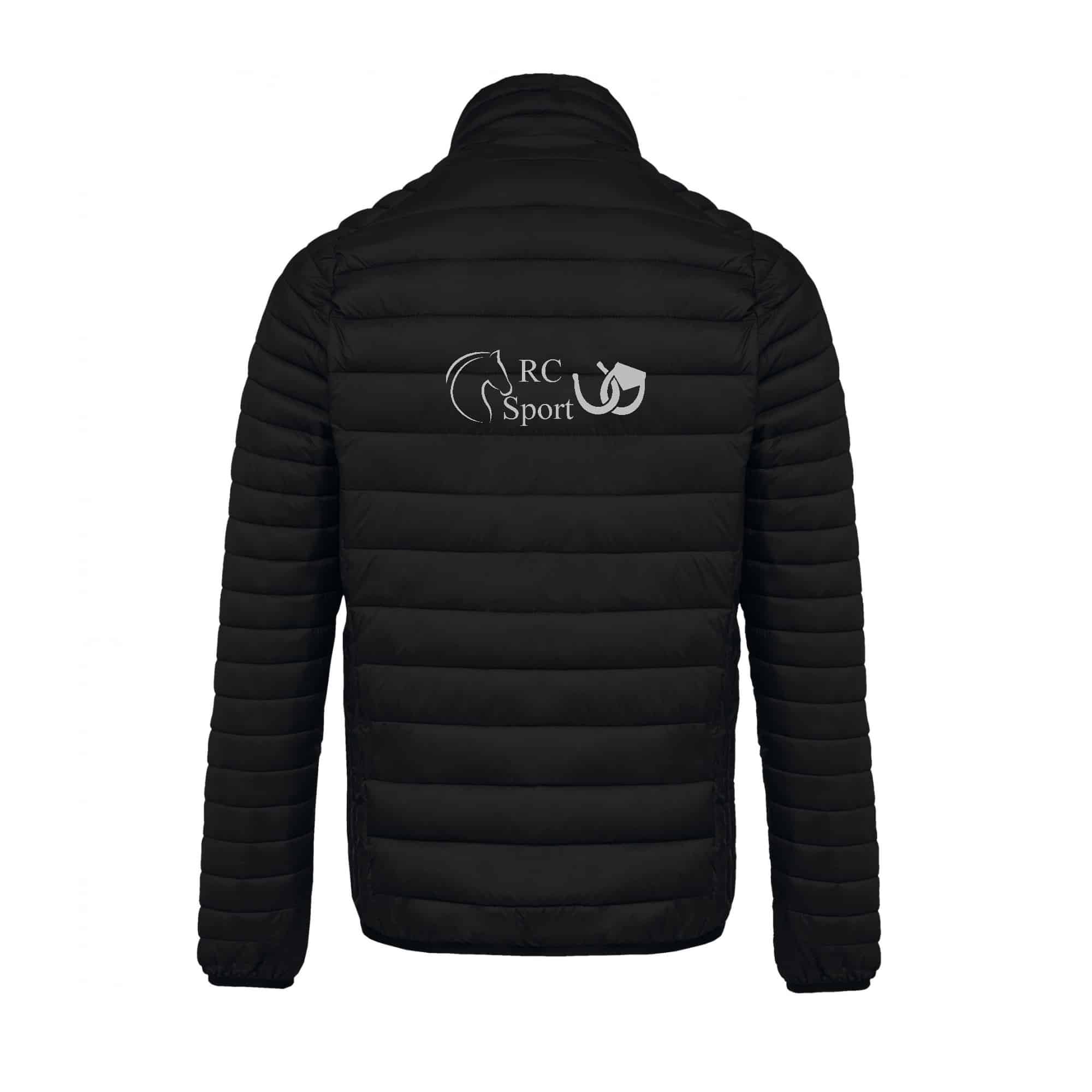 DOUDOUNE AVEC MANCHES (homme) - RC SPORT - Noir - K6120 – Image 3