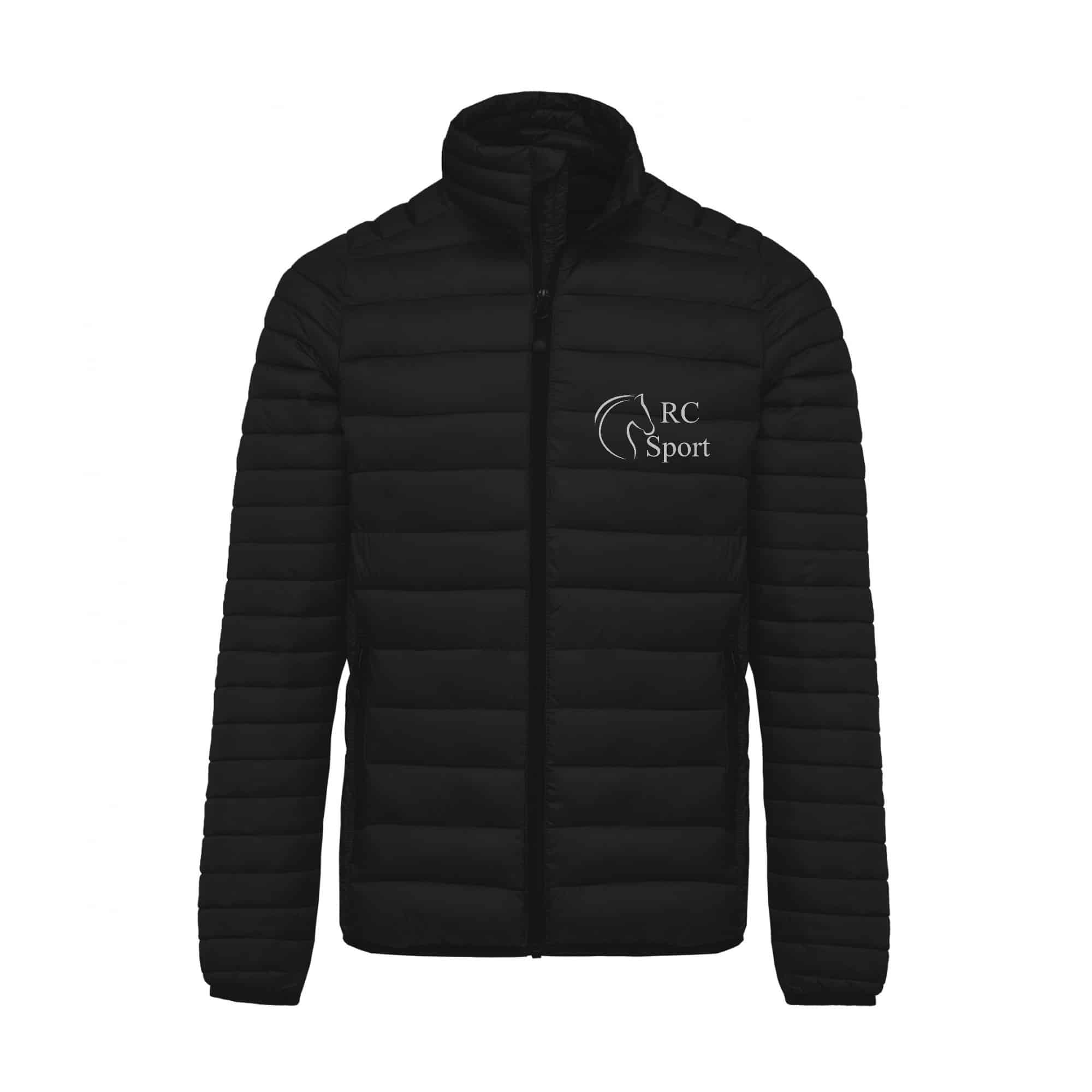 DOUDOUNE AVEC MANCHES (homme) - RC SPORT - Noir - K6120