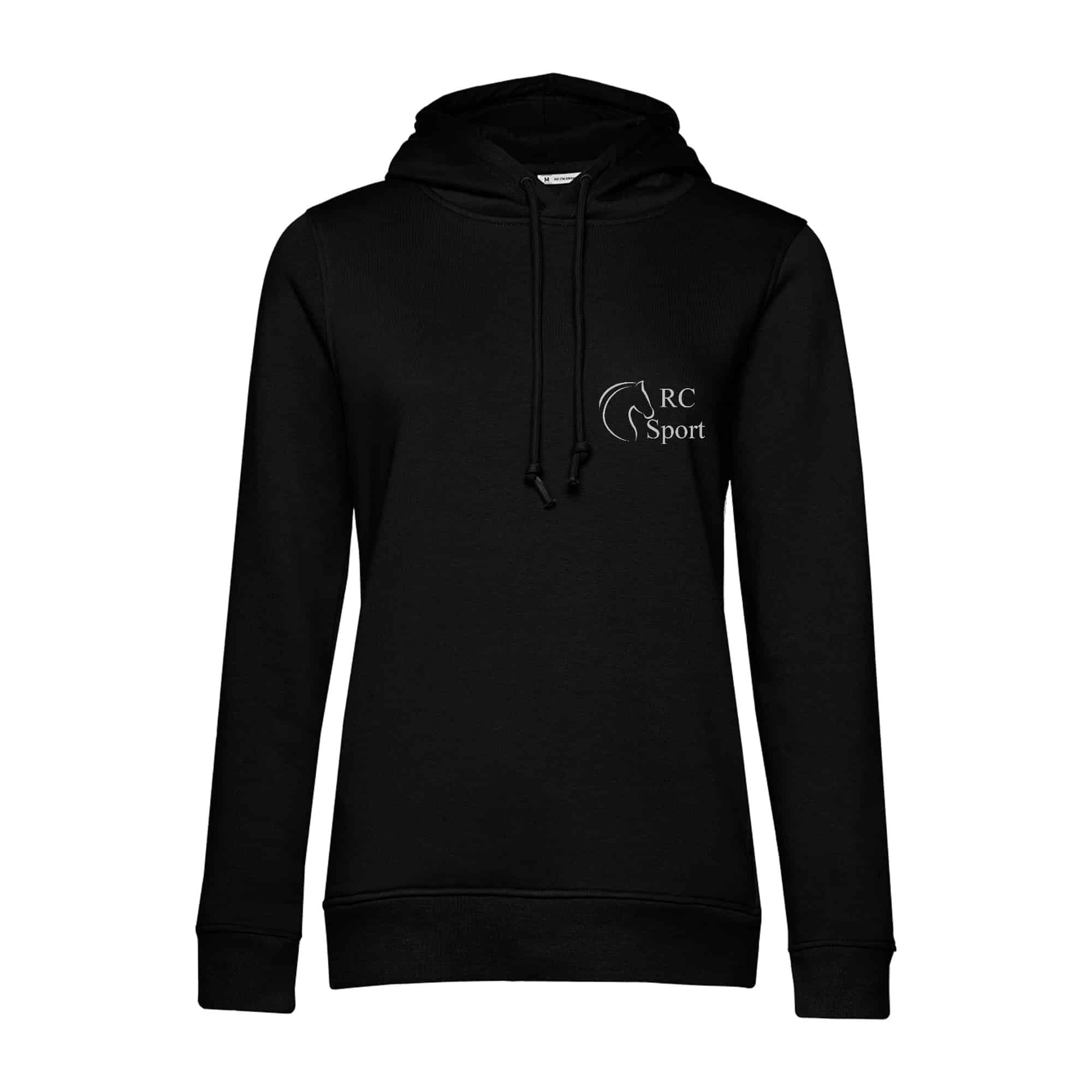 SWEAT A CAPUCHE (femme) – RC SPORT - Noir - BCW34B