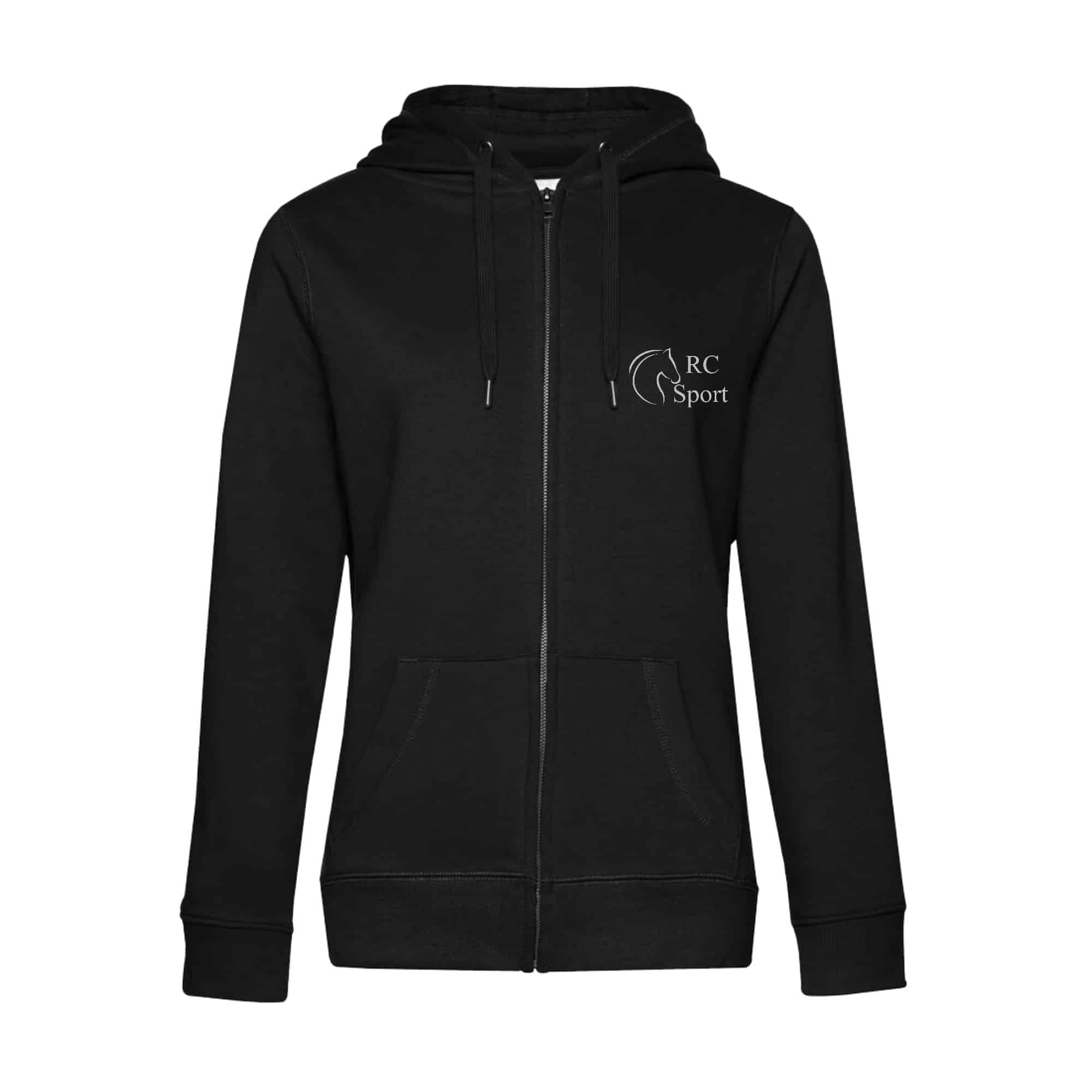 SWEAT ZIPPÉ (femme) - RC SPORT - Noir - BCW03Q