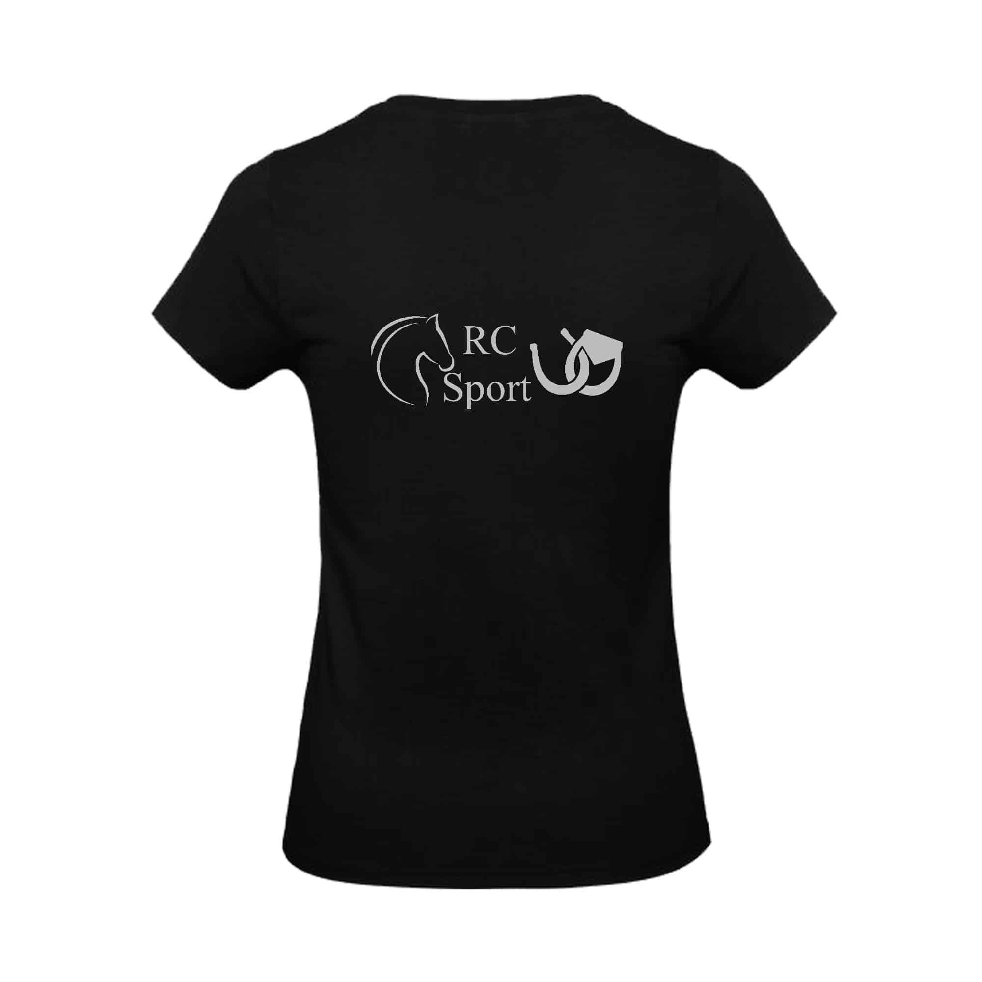 T-SHIRT (femme) - RC SPORT - Noir - BC04T – Image 3