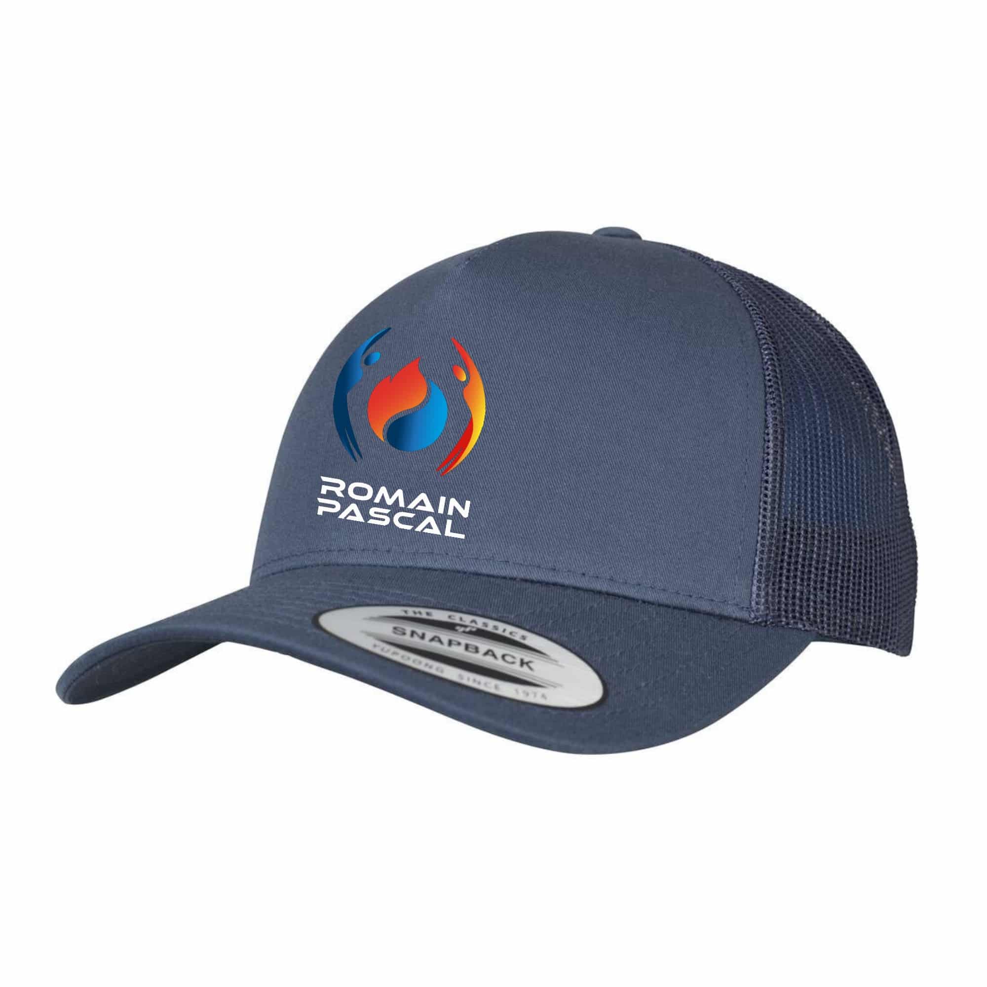 Casquette trucker - Romain PASCAL - Navy - FX6506