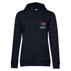 SWEAT A CAPUCHE (femme) – Romain PASCAL - Navy - BCW34B