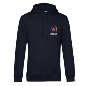 SWEAT A CAPUCHE (homme) - Romain PASCAL - Navy - BCU33B
