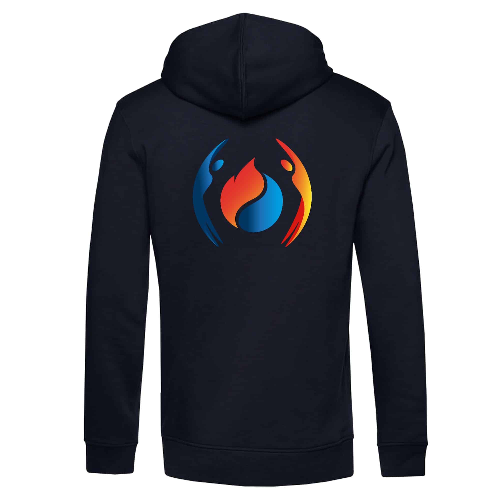 SWEAT A CAPUCHE (homme) - Romain PASCAL - Navy - BCU33B – Image 3