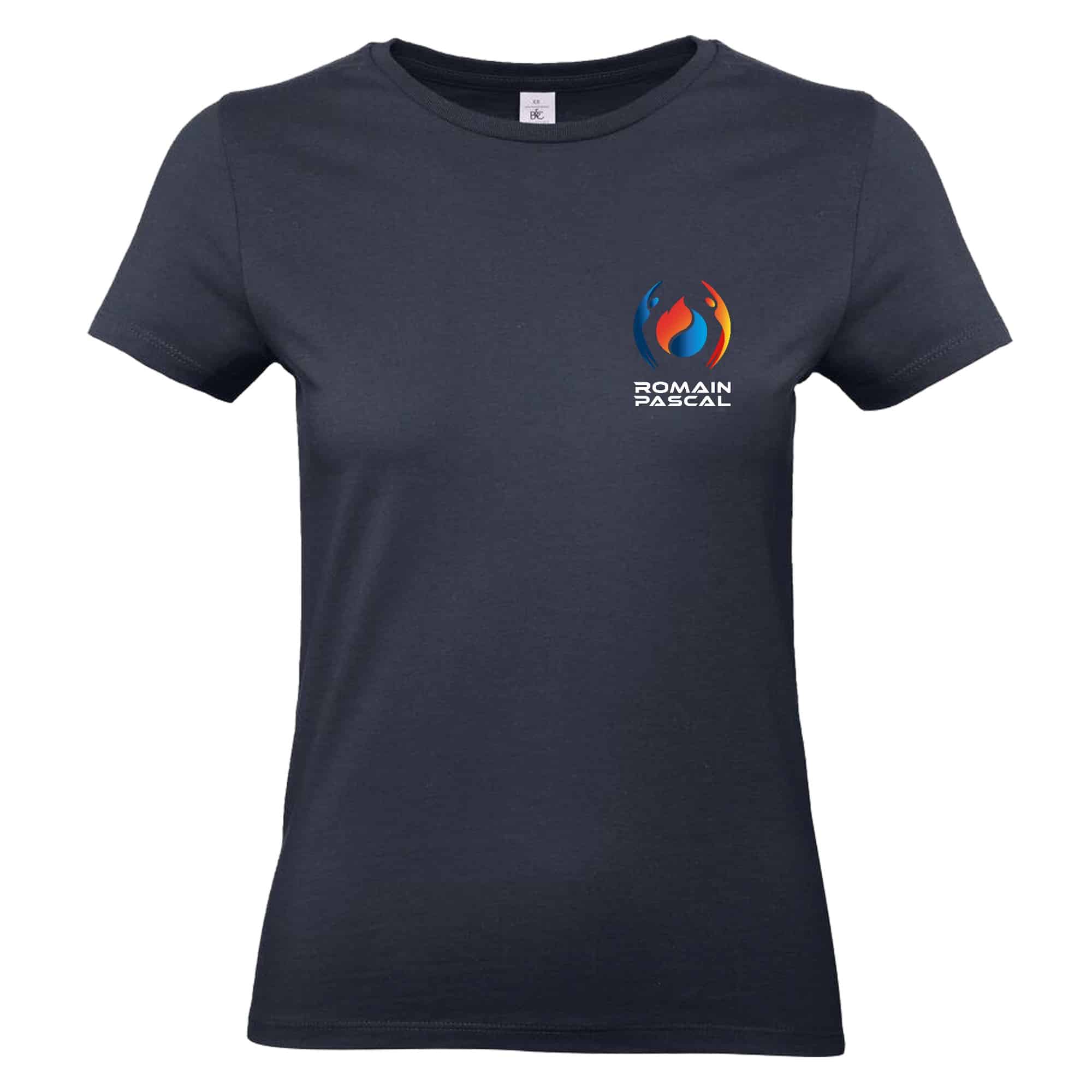 T-SHIRT (femme) - Romain PASCAL - Navy - BC04T