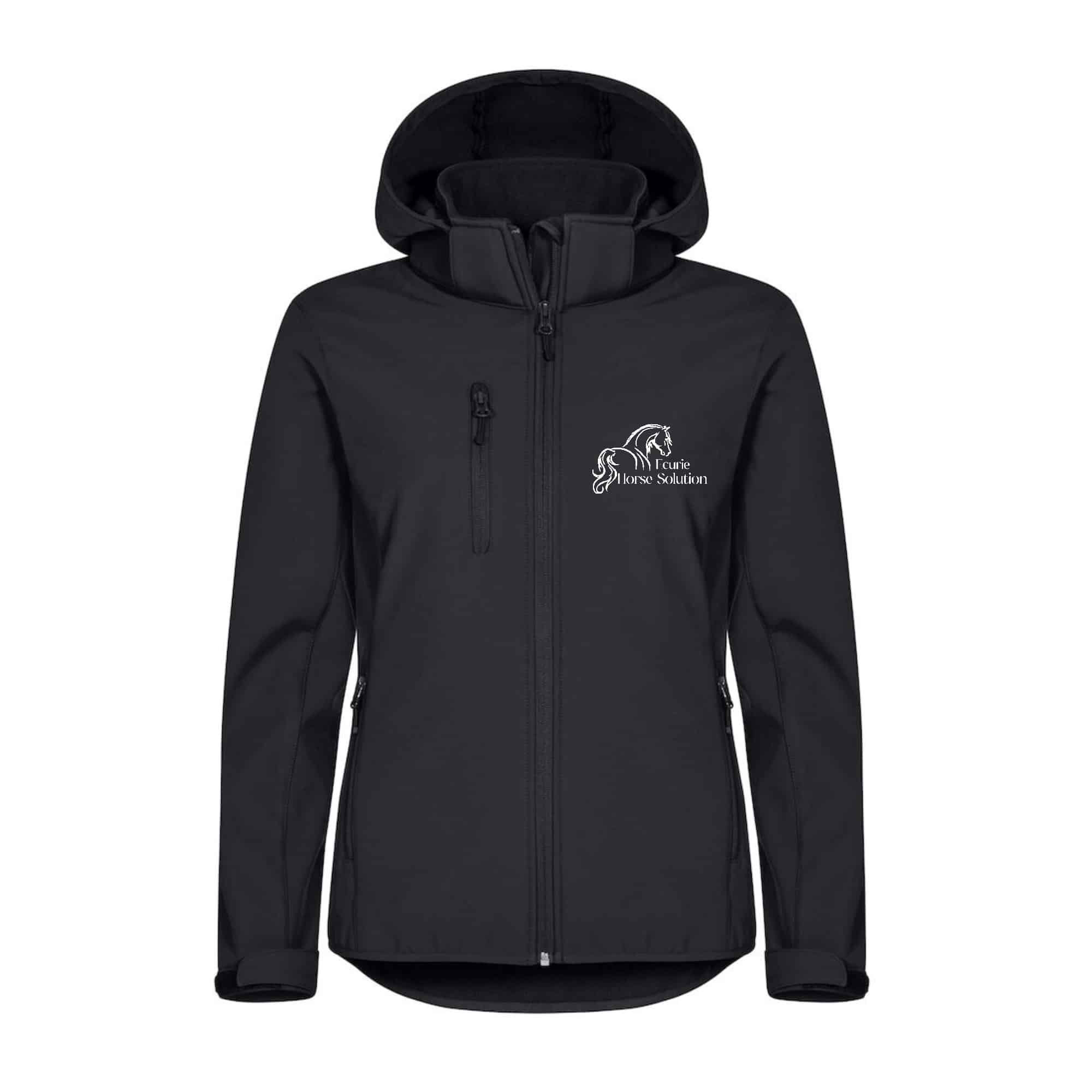 SOFTSHELL "Classic" (femme) - Ecurie Horse Solution - Noir - 0200917