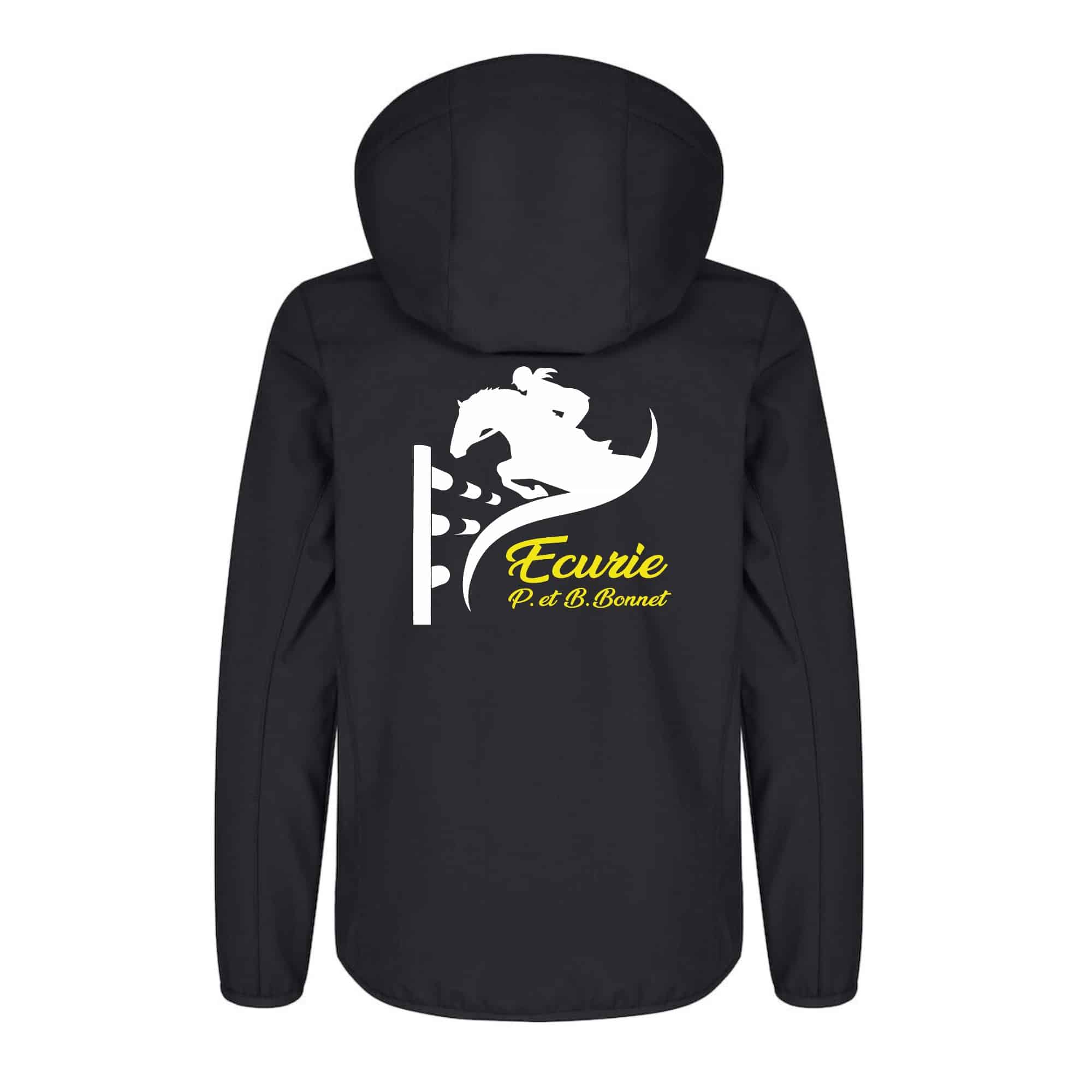 SOFTSHELL "Classic" (enfant) - Centre équestre l'Eperon - Noir - 0200909 – Image 3
