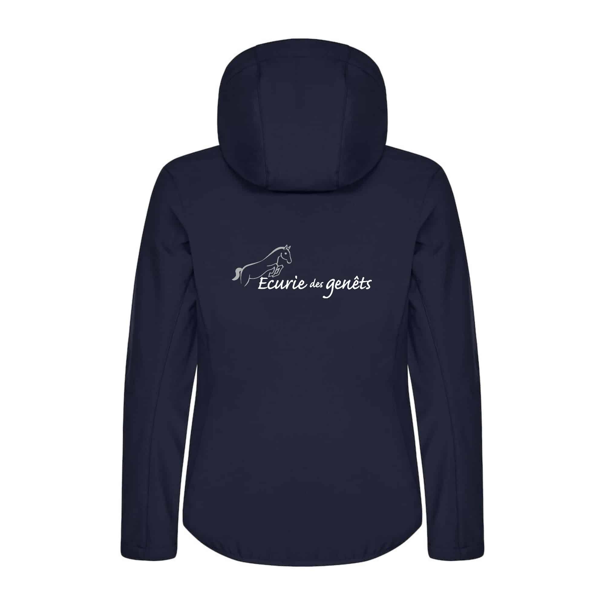 SOFTSHELL "Classic" (femme) - Écurie des genêts (11) - Navy - 0200917 – Image 3