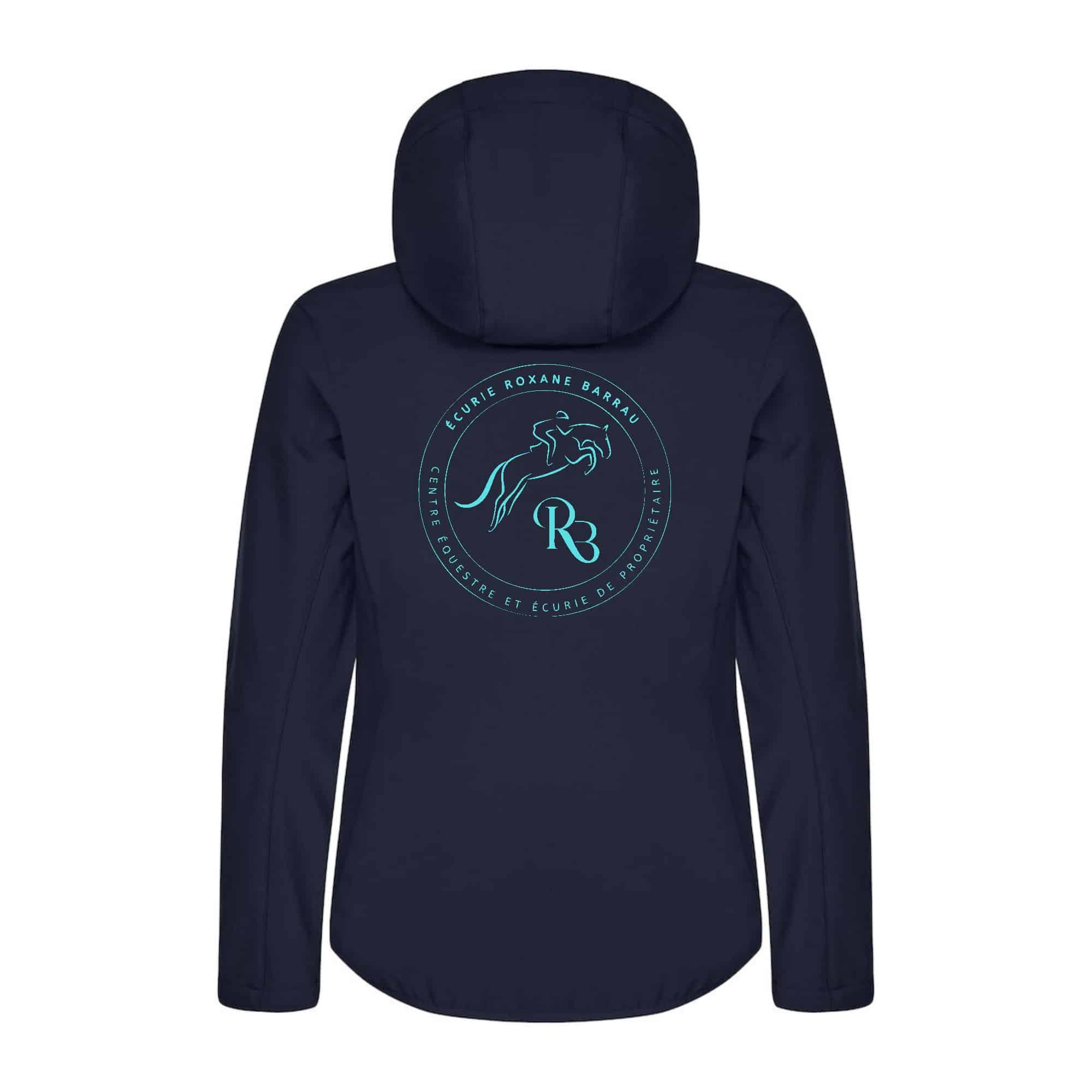 SOFTSHELL "Classic" (femme) - Écurie Roxane Barrau - Navy - 0200917 – Image 3